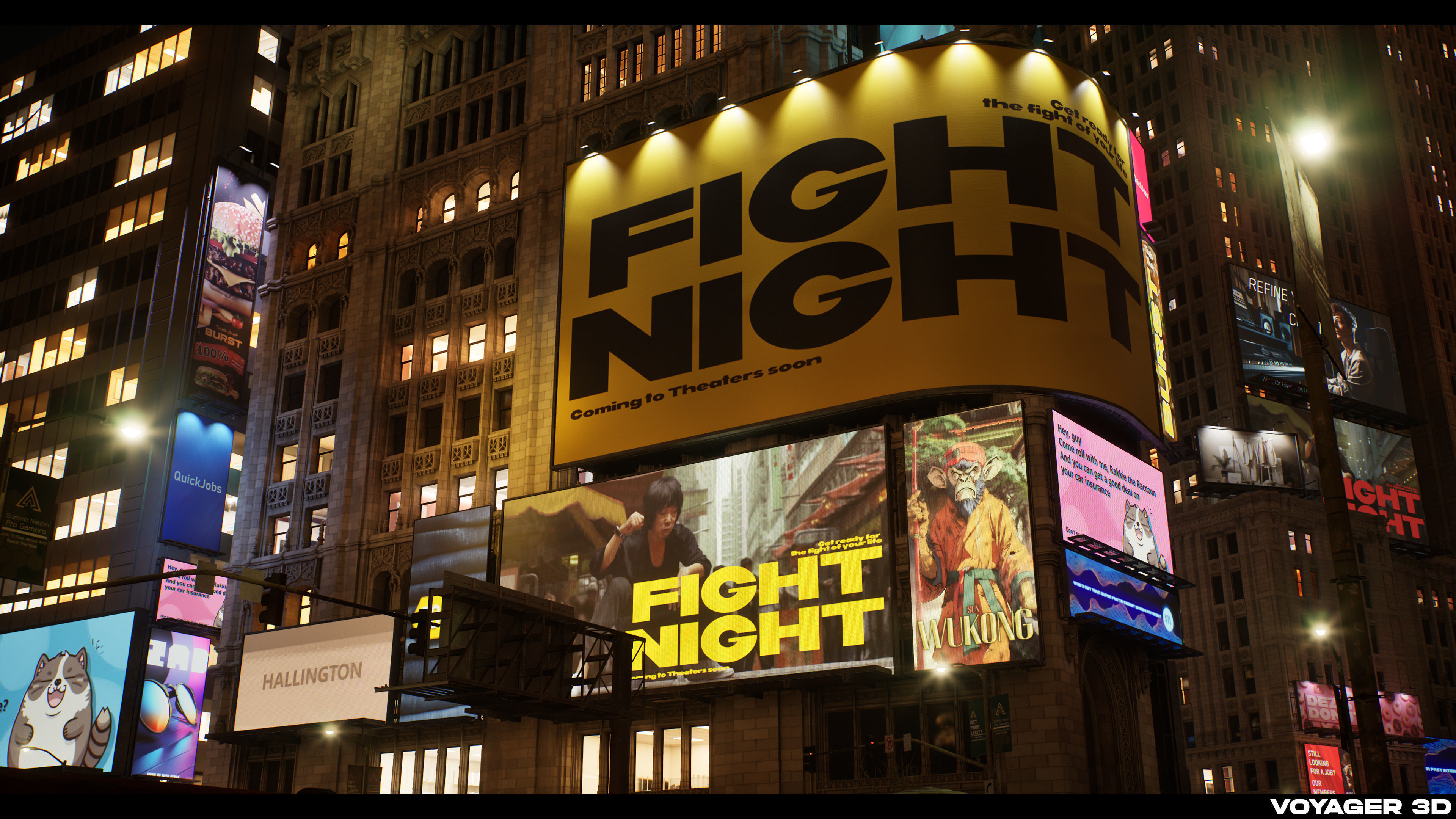 Billboards Pack Vol 01 Low-poly 3D model_5