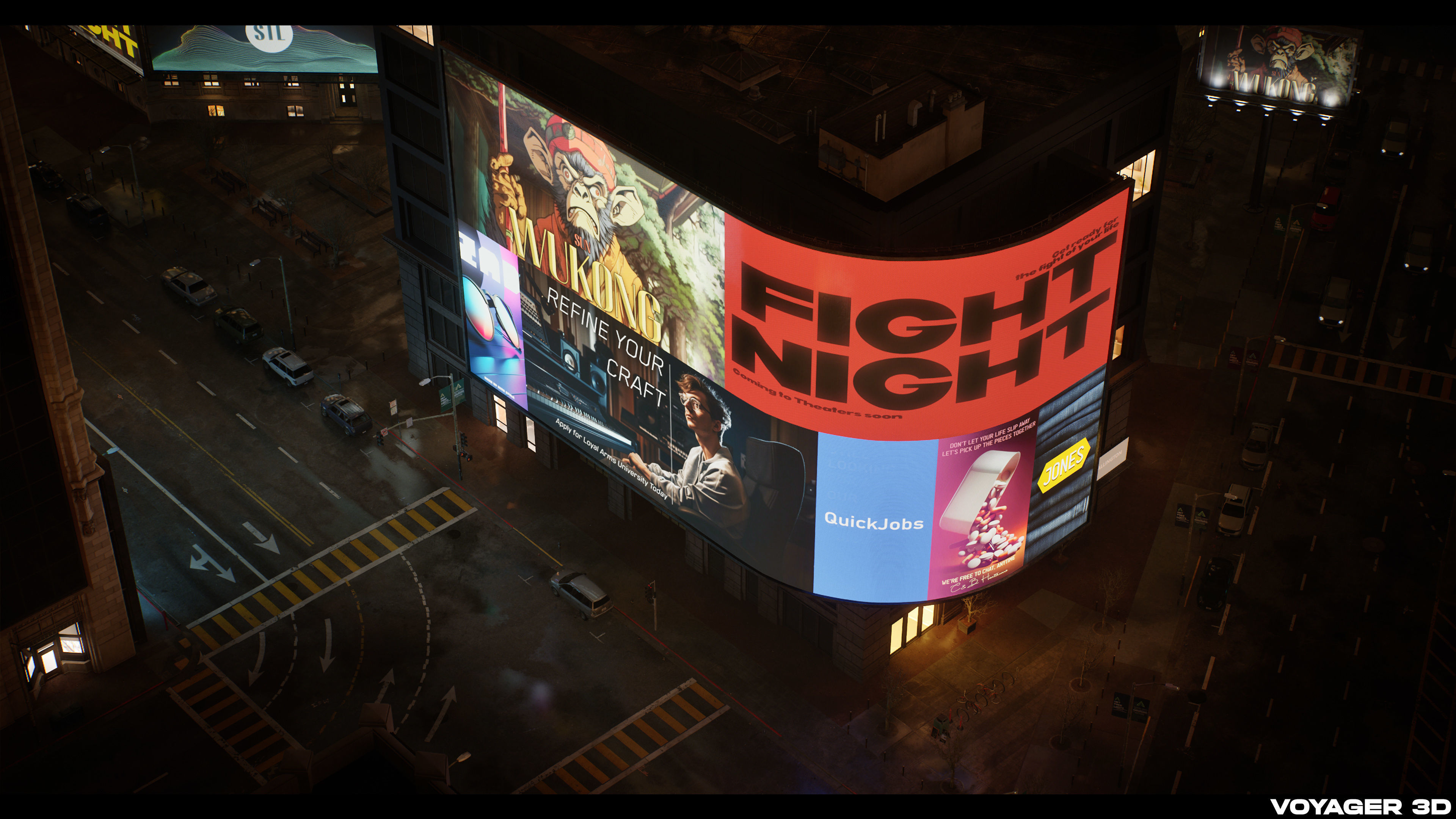 Billboards Pack Vol 01 Low-poly 3D model_6