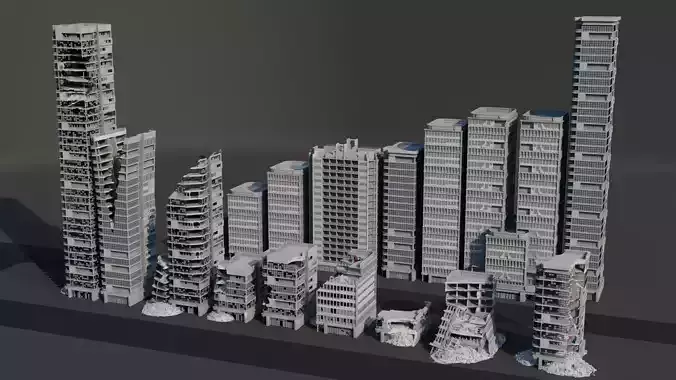 Ruined Highrises 