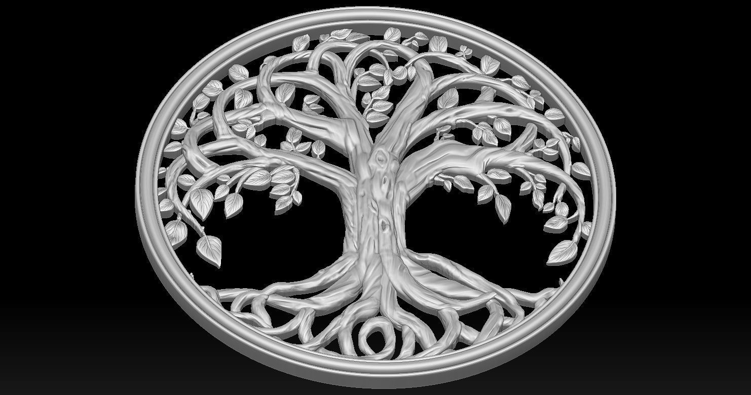 Tree of Life 1 3D print model 3D print model_22