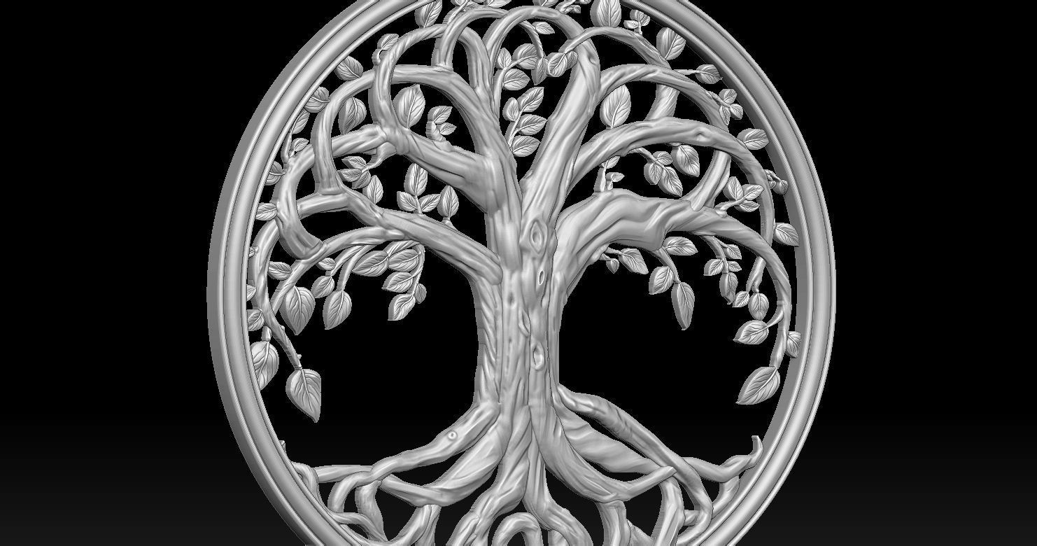 Tree of Life 1 3D print model 3D print model_3