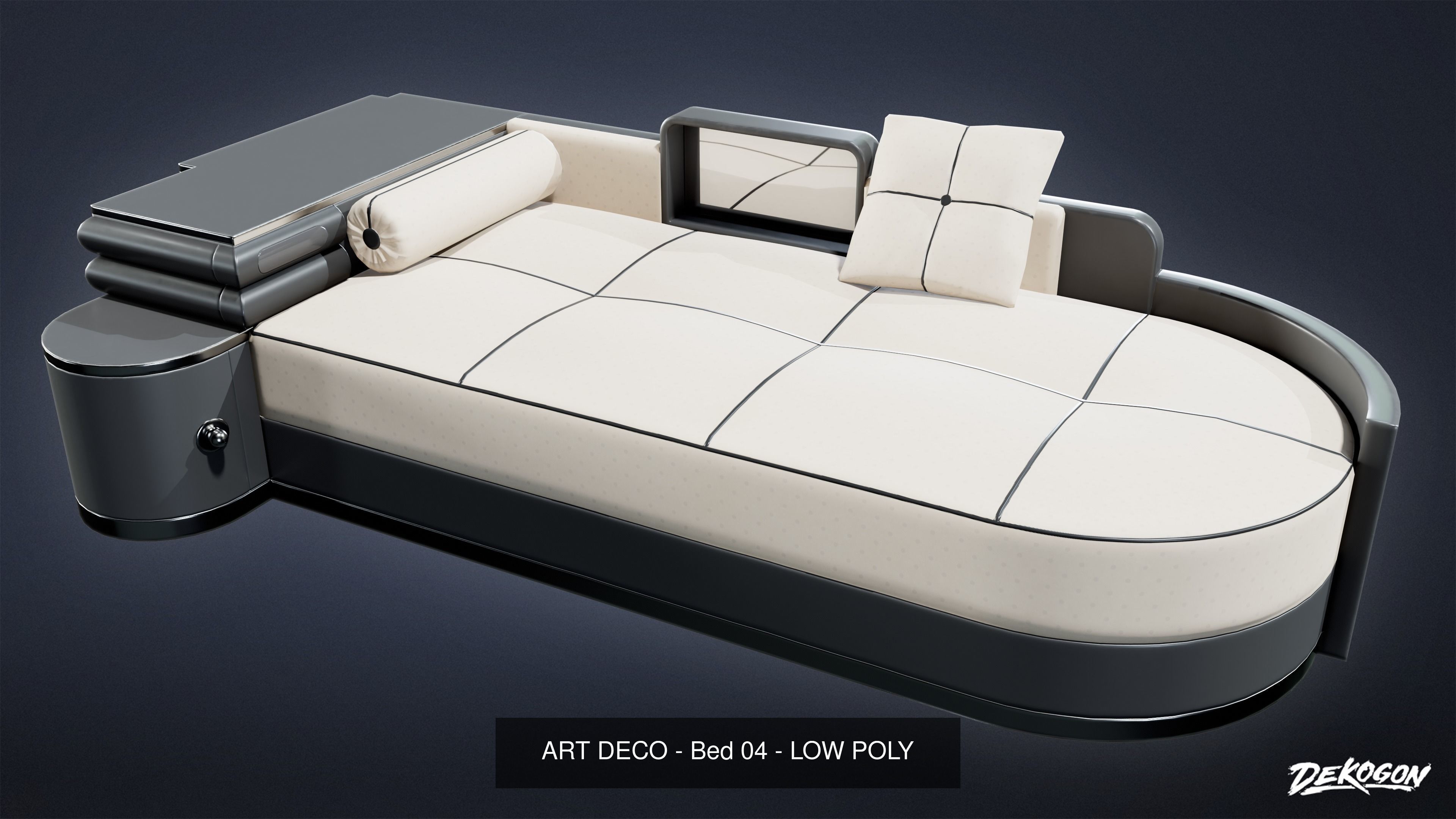 ART DECO - ASSET COMBO PACK 3D Model Collection_16