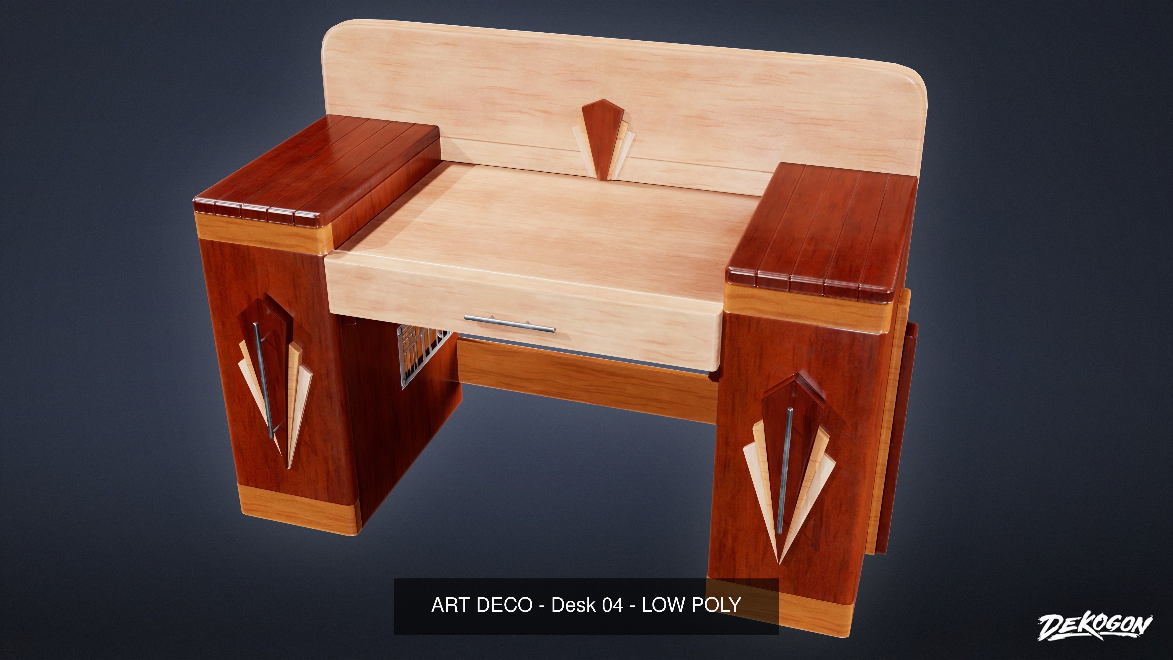 ART DECO - ASSET COMBO PACK 3D Model Collection_37