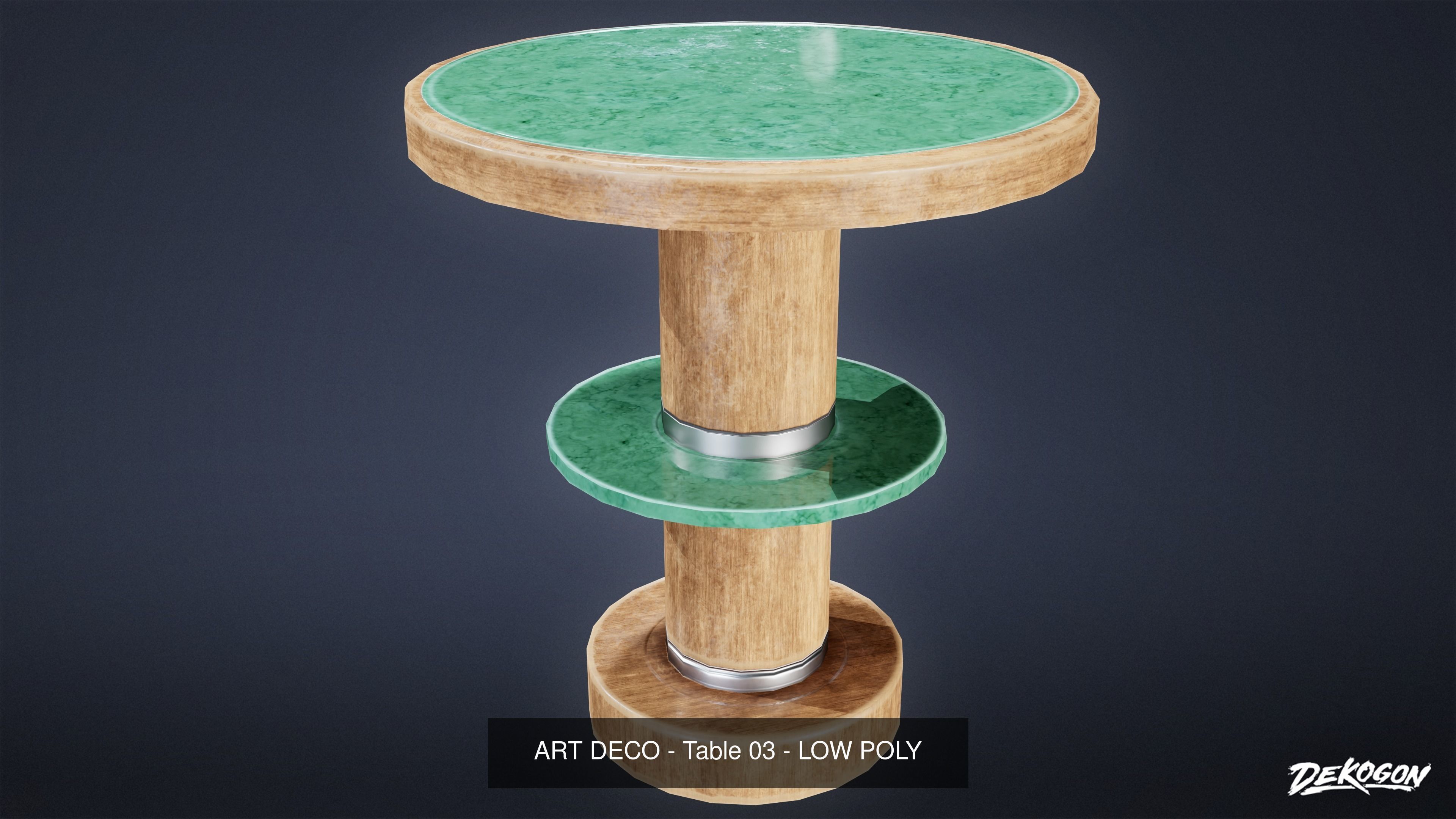 ART DECO - ASSET COMBO PACK 3D Model Collection_73