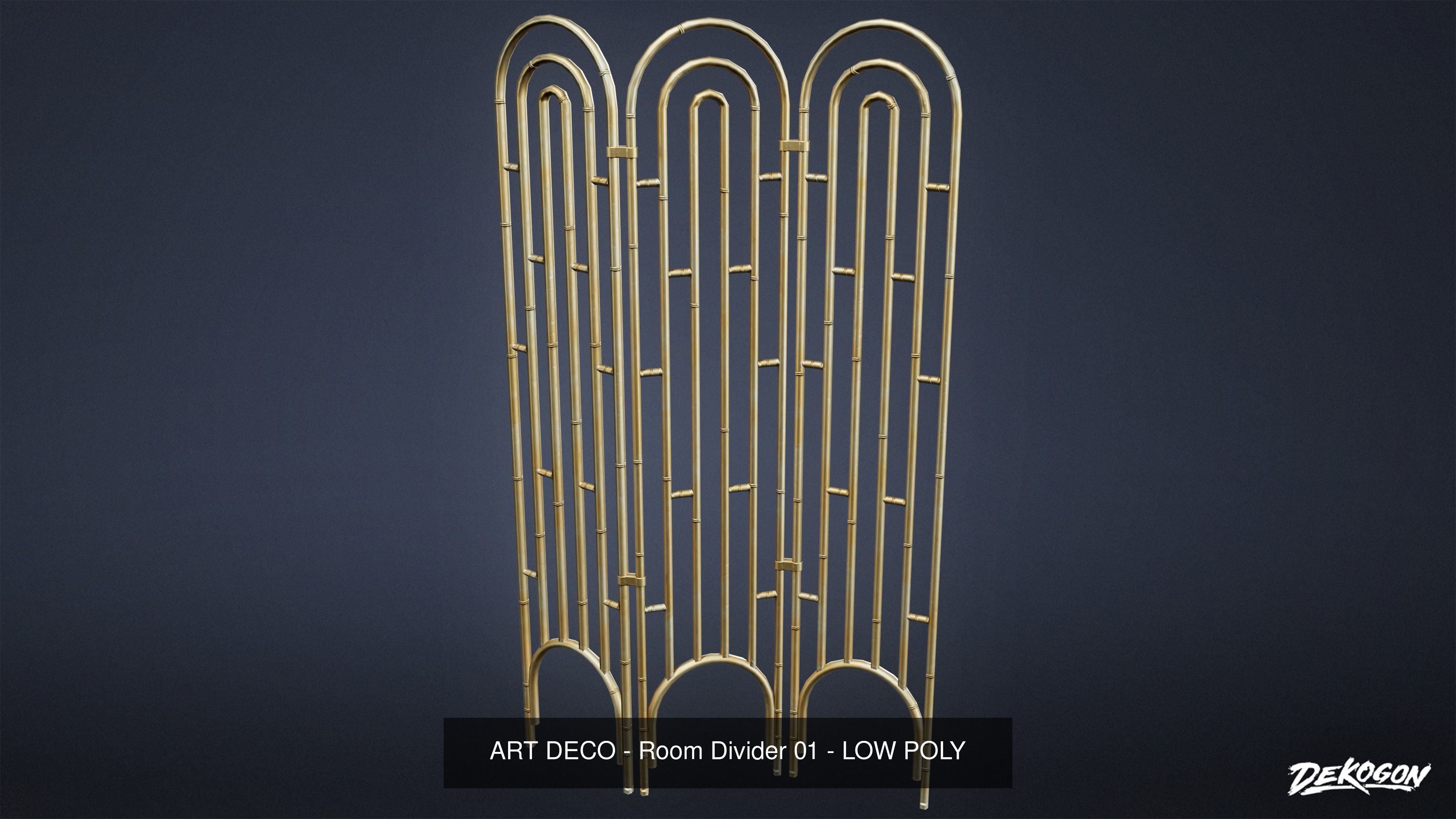 ART DECO - ASSET COMBO PACK 3D Model Collection_61