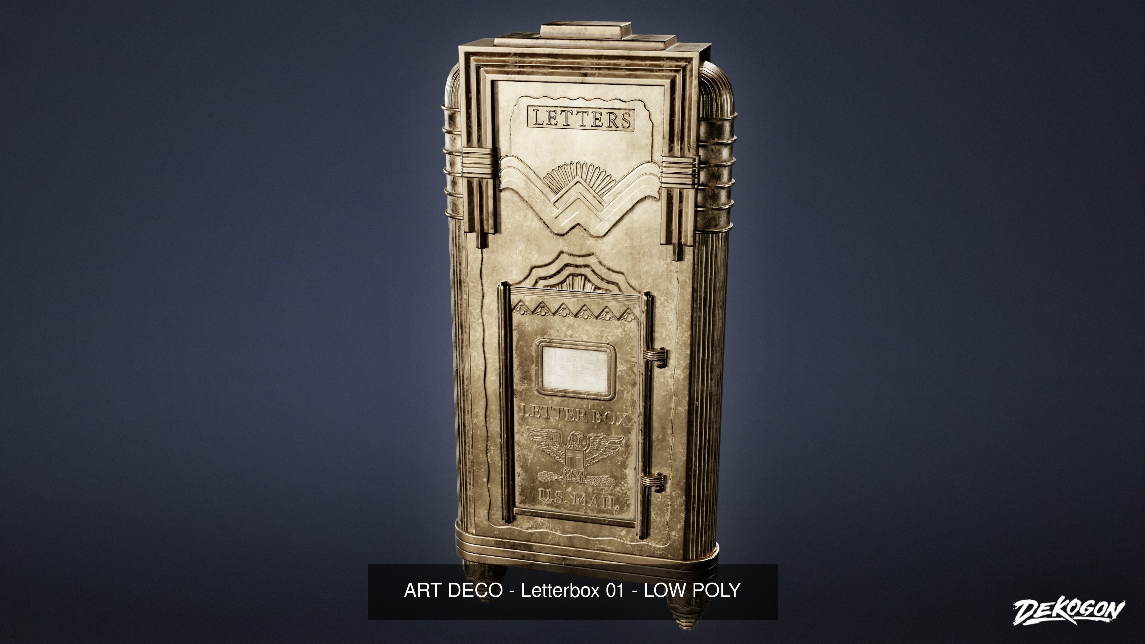 ART DECO - ASSET COMBO PACK 3D Model Collection_57