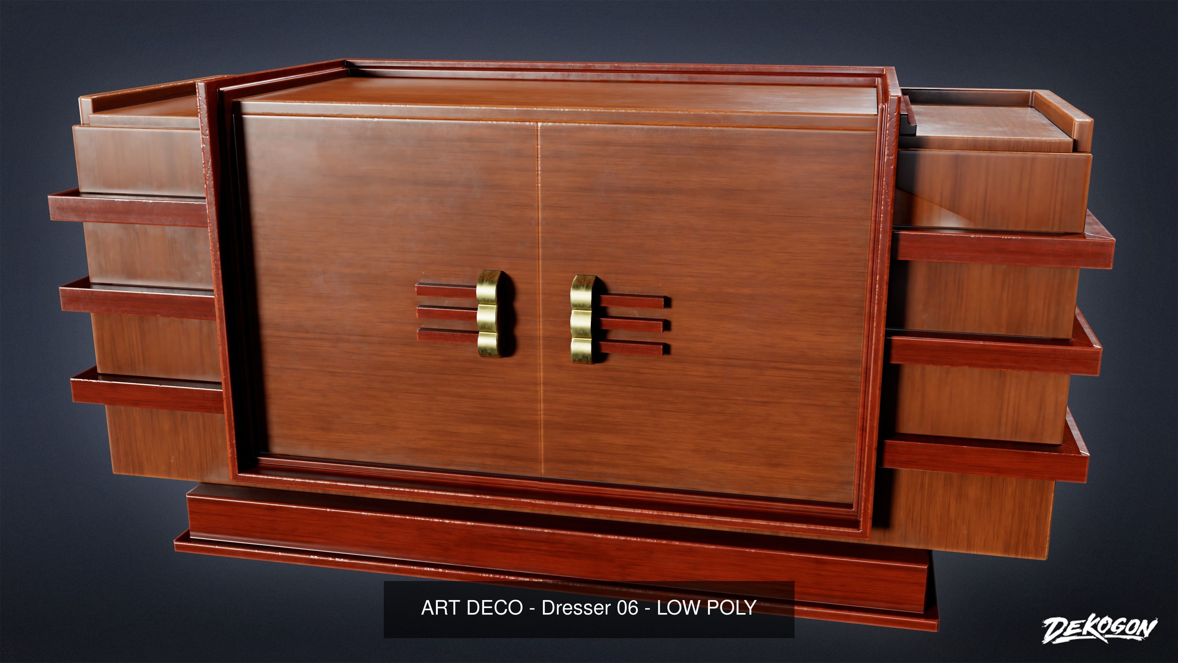 ART DECO - ASSET COMBO PACK 3D Model Collection_44