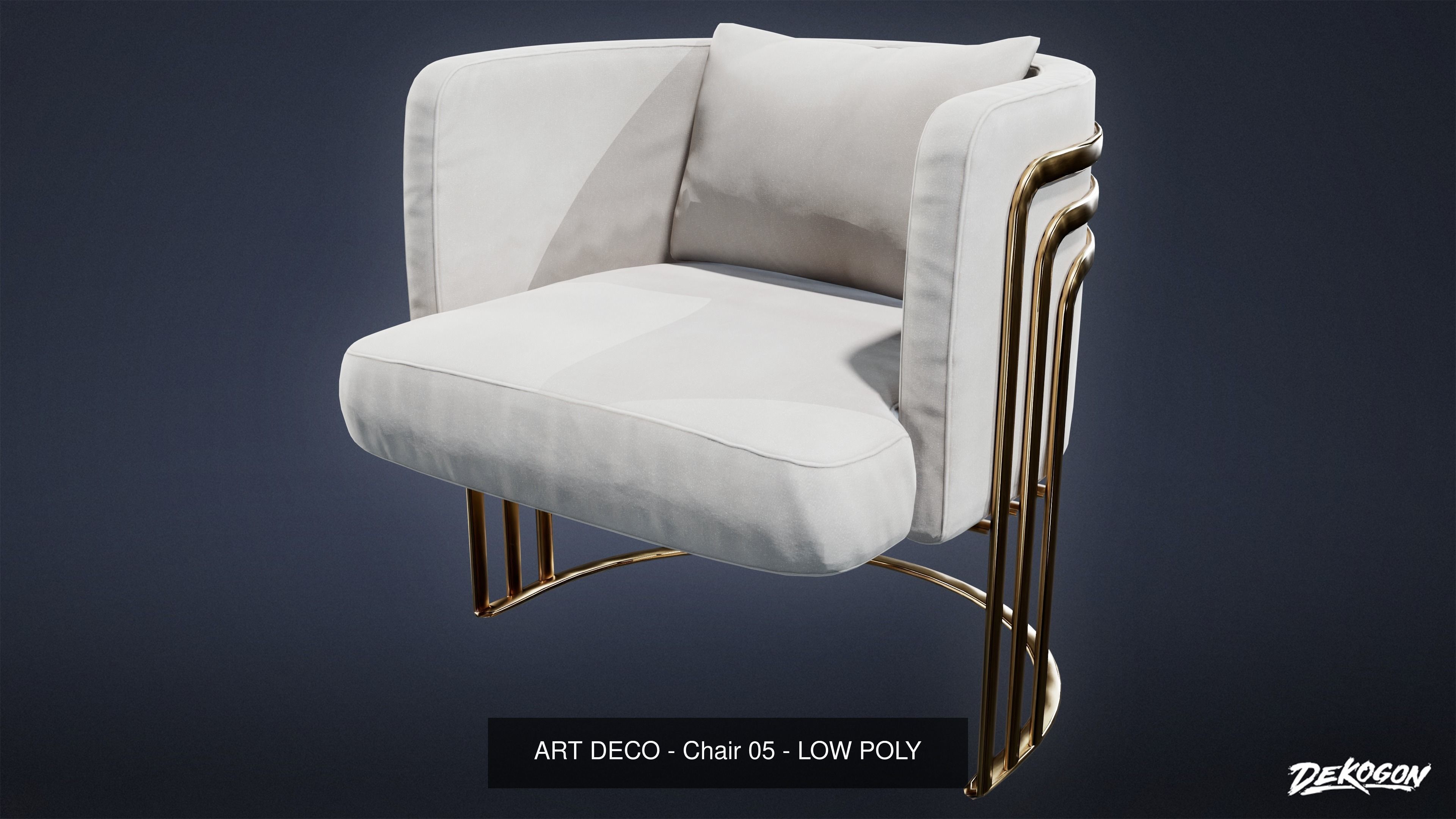 ART DECO - ASSET COMBO PACK 3D Model Collection_21