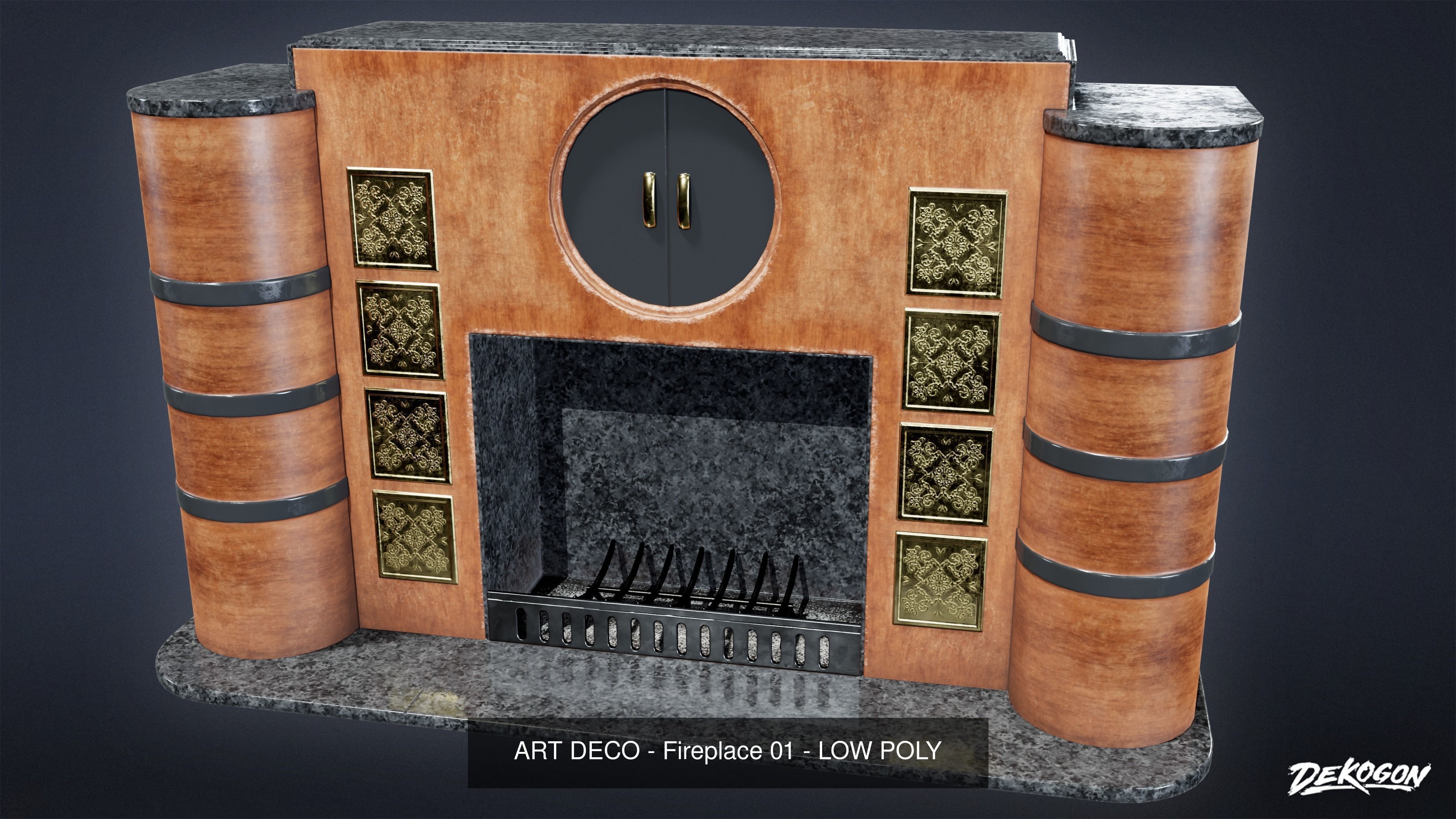 ART DECO - ASSET COMBO PACK 3D Model Collection_47