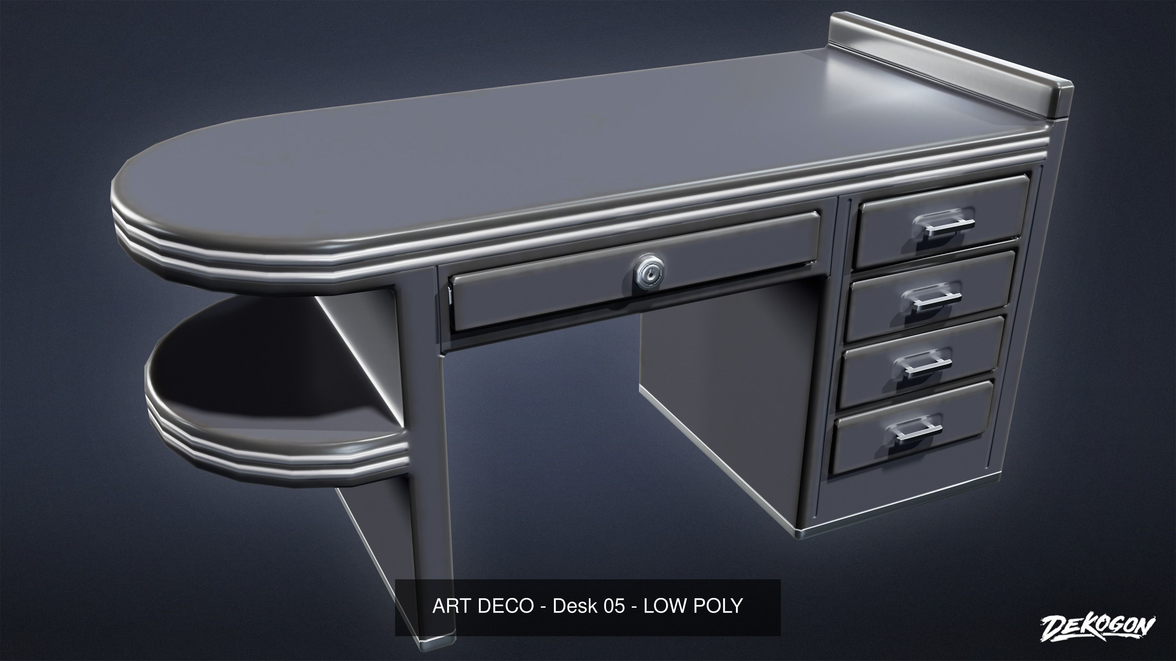 ART DECO - ASSET COMBO PACK 3D Model Collection_38