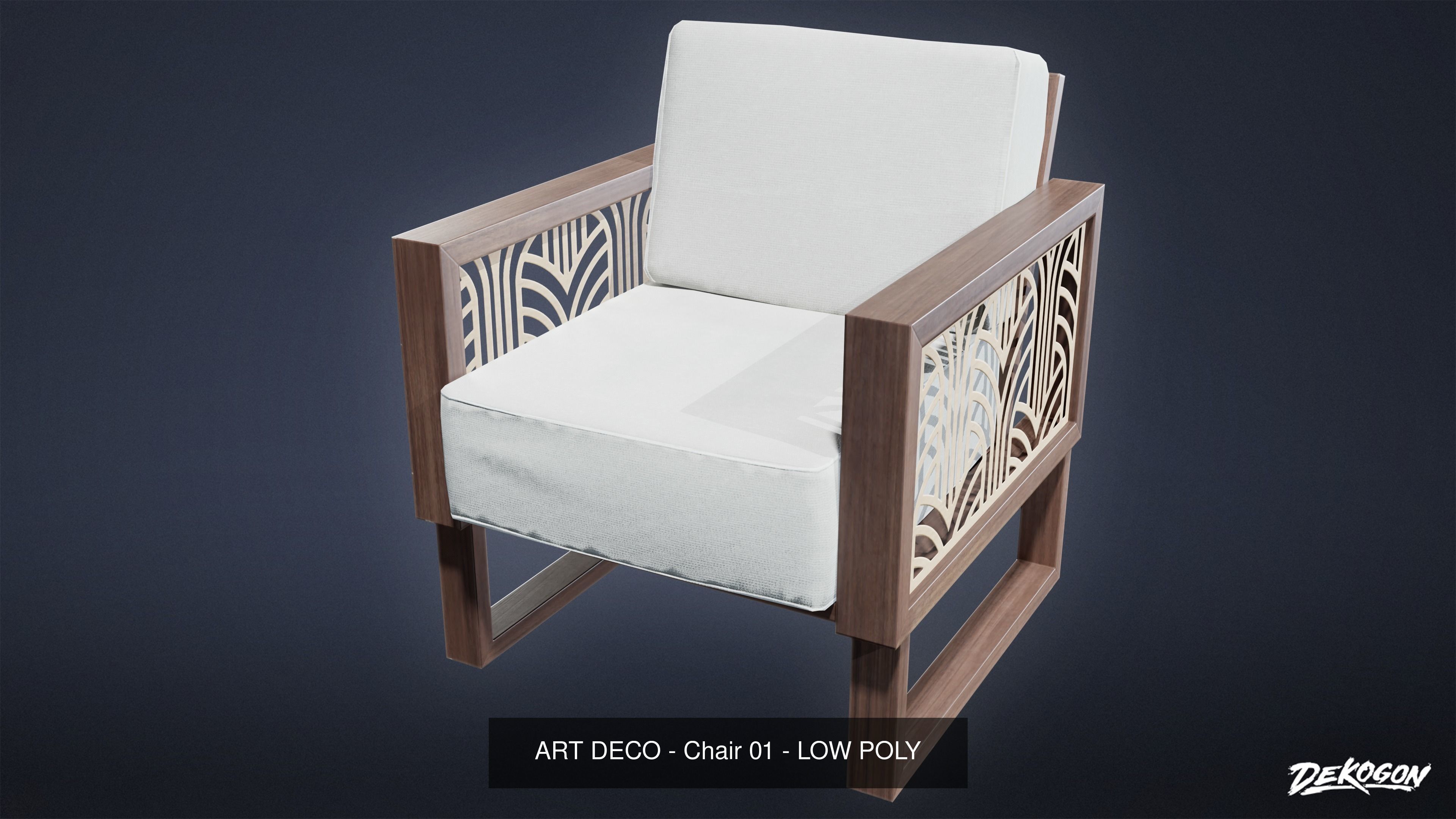 ART DECO - ASSET COMBO PACK 3D Model Collection_18