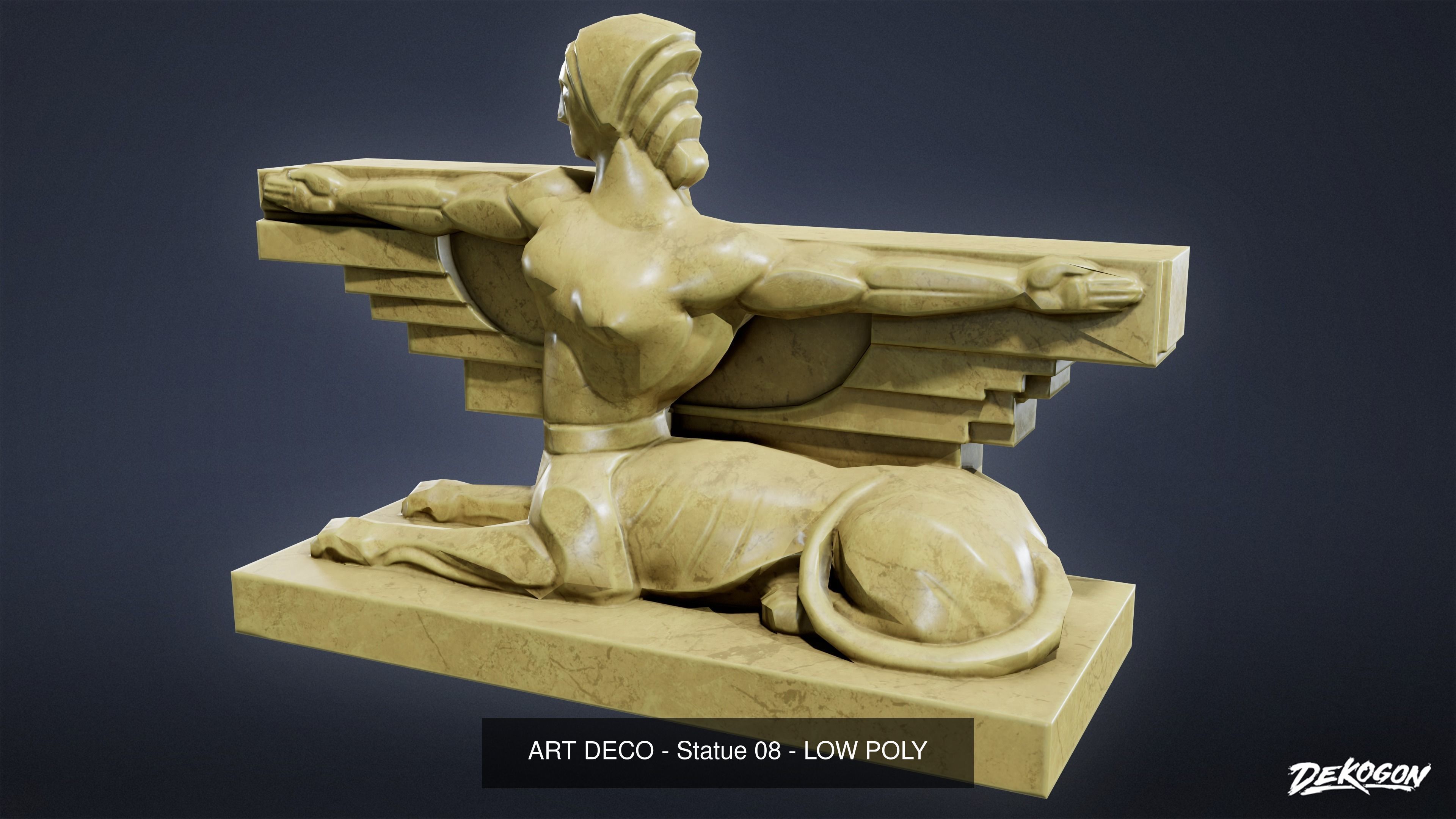 ART DECO - ASSET COMBO PACK 3D Model Collection_70