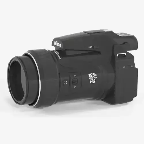 Nikon Coolpix P1000 Appareil Photo Bridge Low-poly 3D model