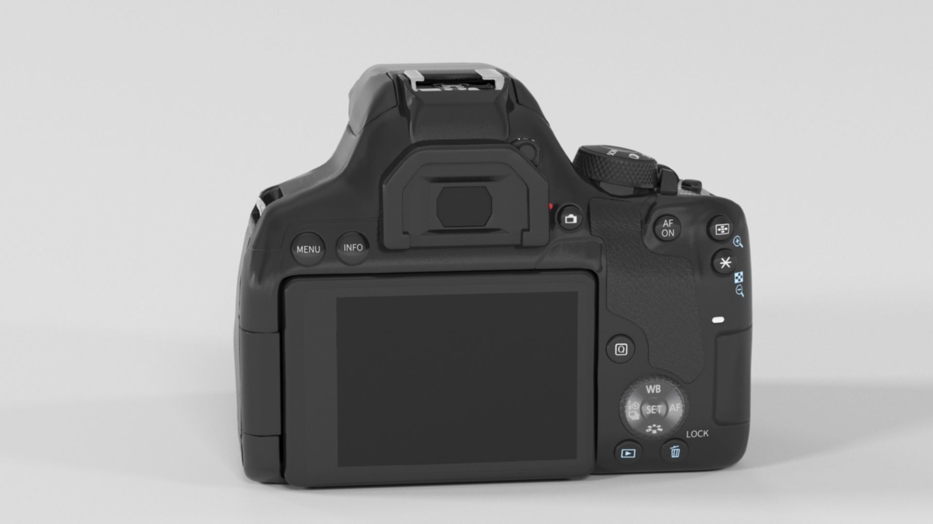 Canon EOS 850D 24 1 Digital SLR Camera Low-poly 3D model_6