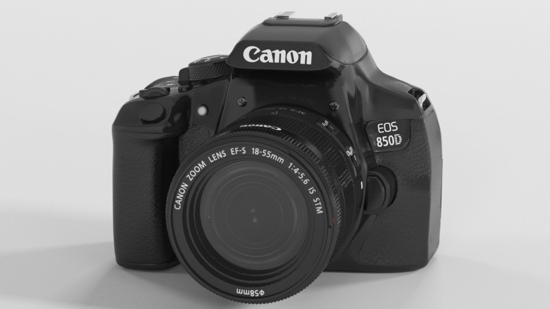Canon EOS 850D 24 1 Digital SLR Camera Low-poly 3D model_2