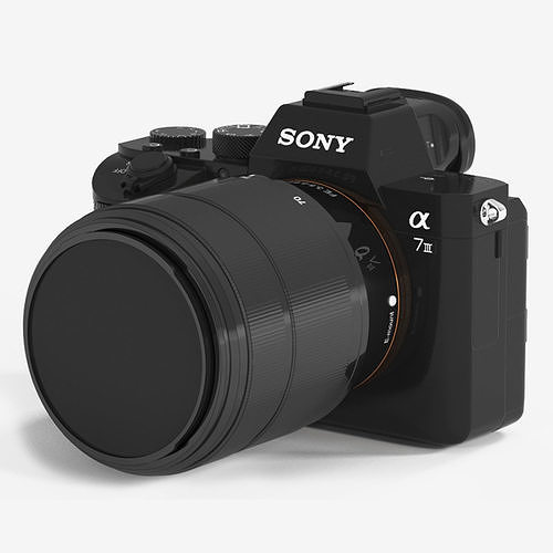 Sony Alpha 7 III Mirrorless Single Lens Digital Camera 3D model