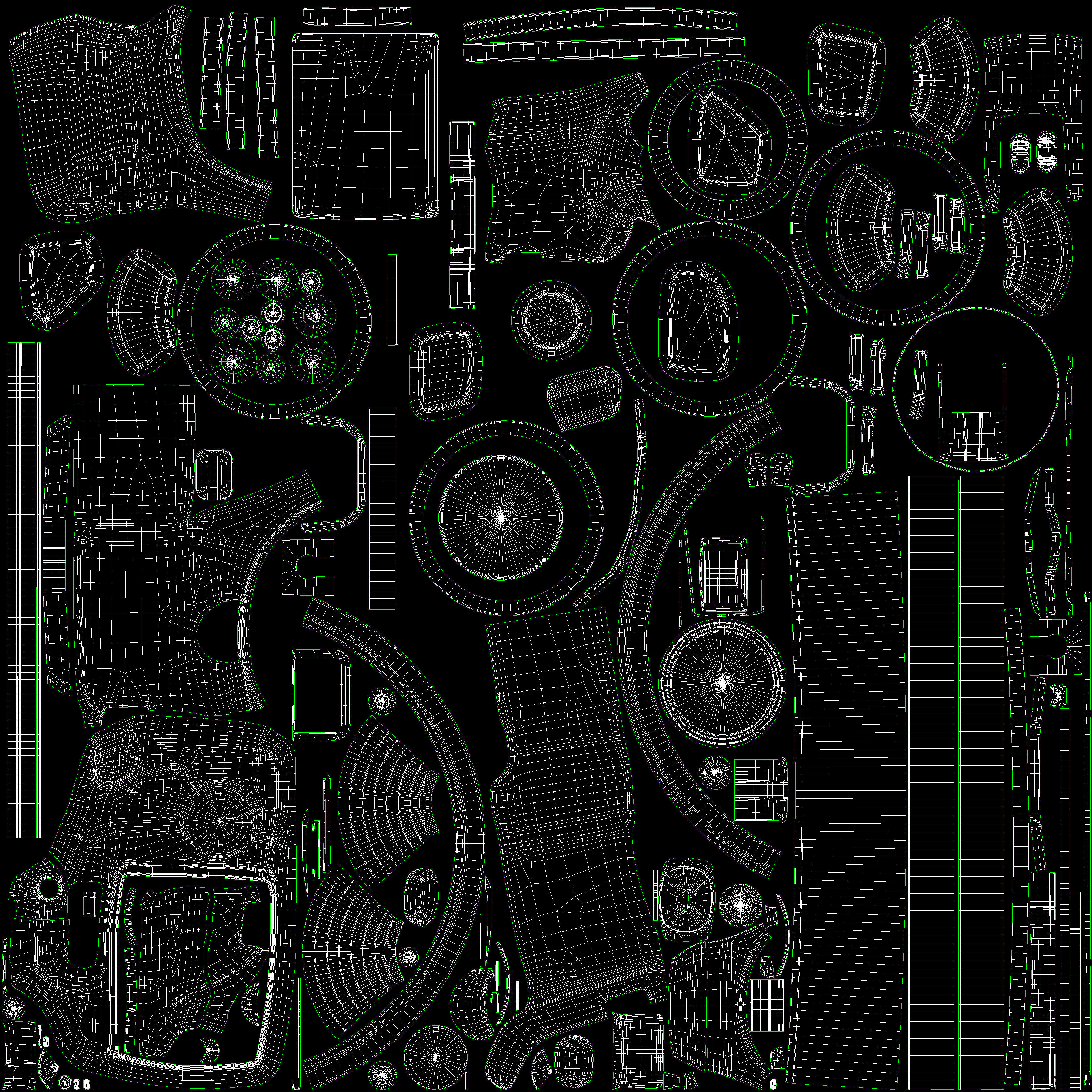 Canon EOS Rebel T7 DSLR Camera Low-poly 3D model_18