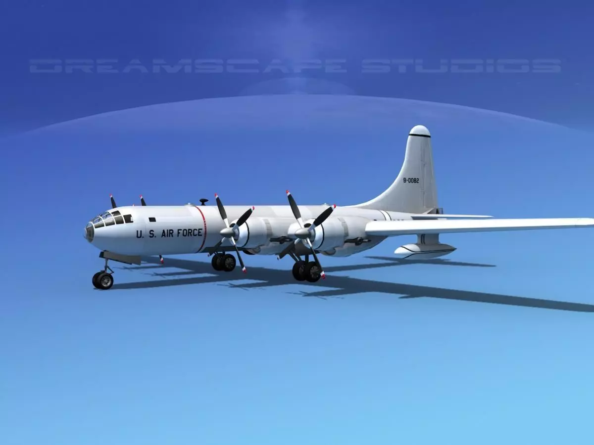 Boeing B-50 Superfortress V10 3D model