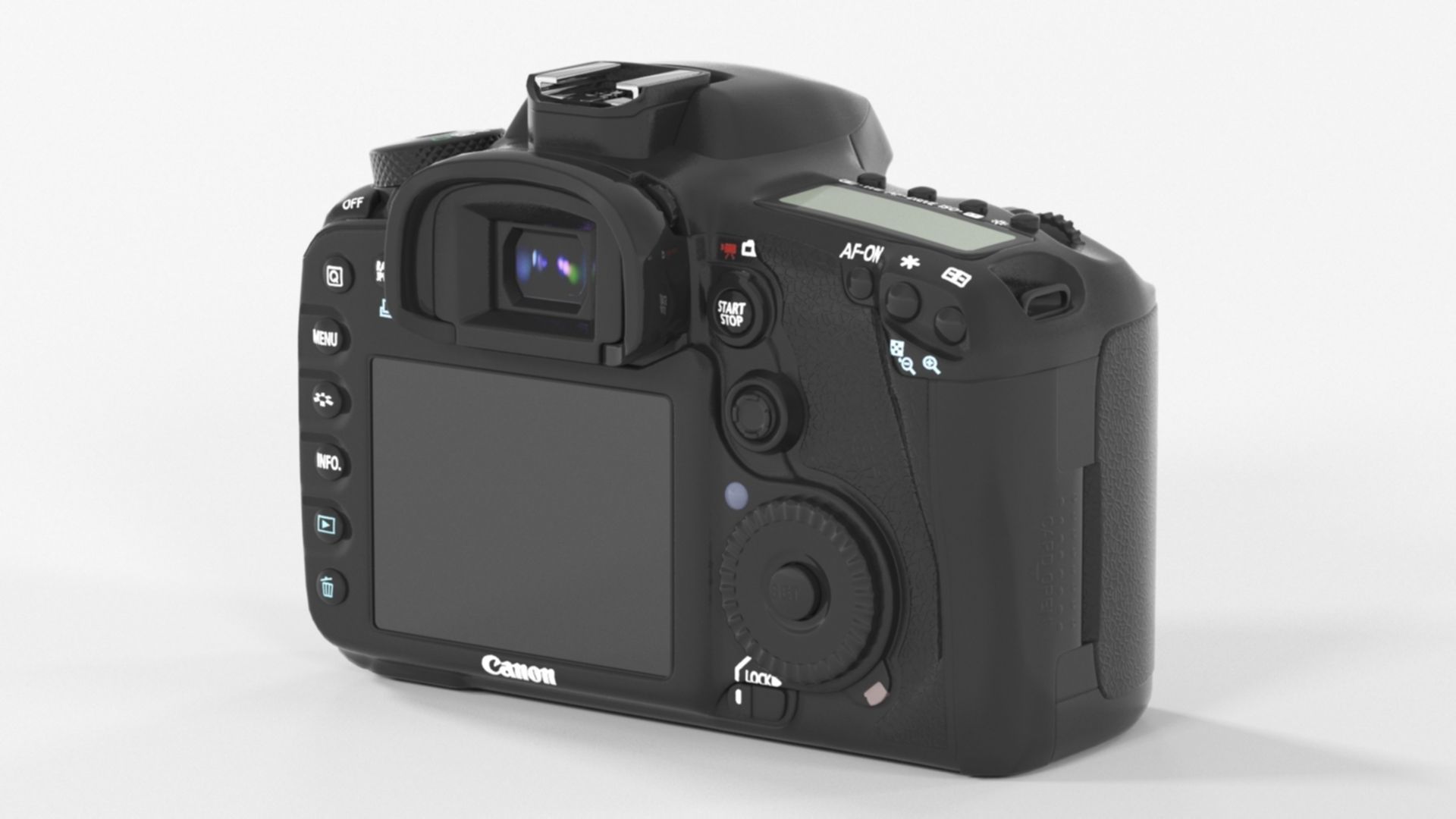 EOS 7D 18MP Digital SLR Camera 3D model_6