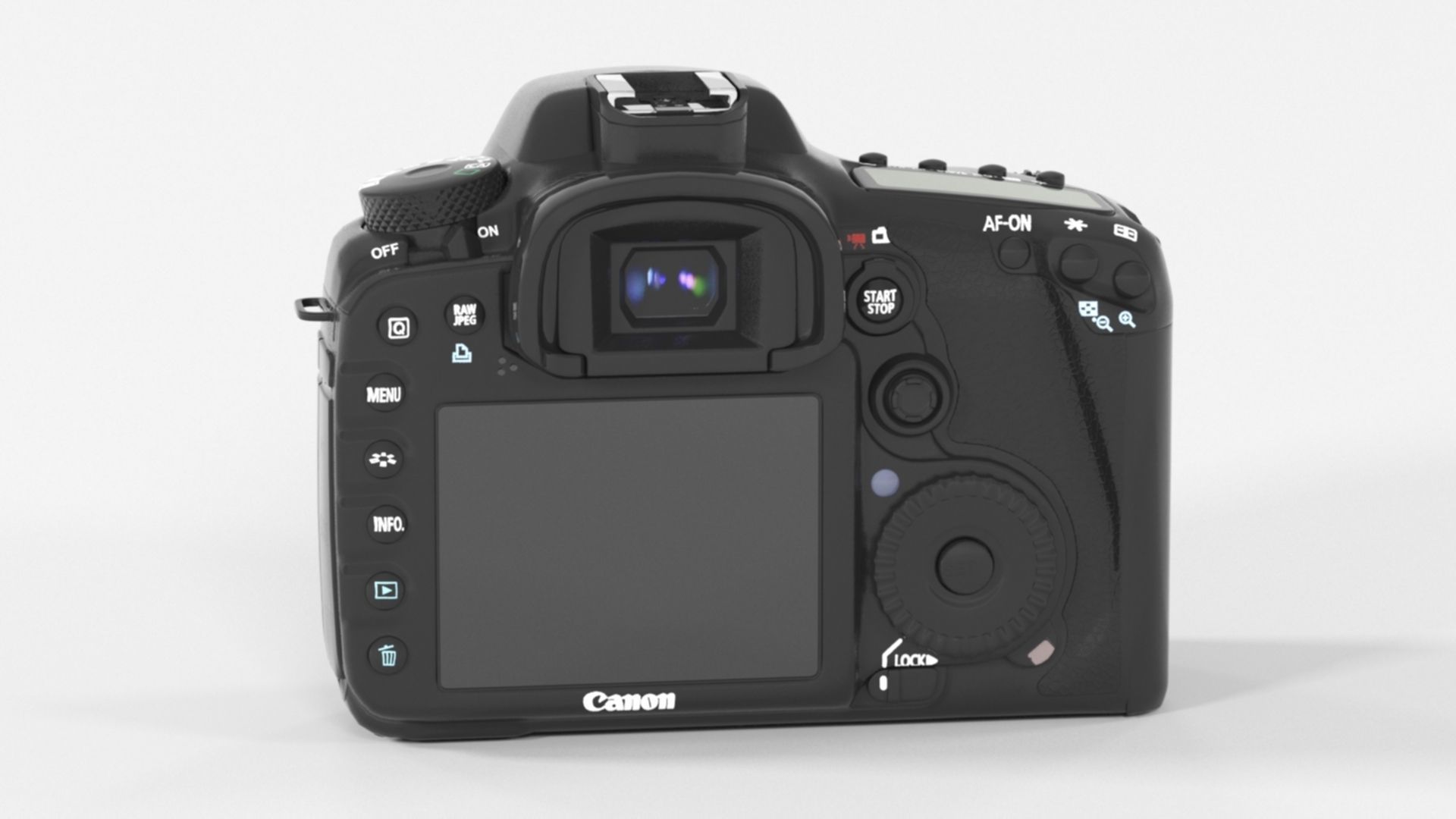 EOS 7D 18MP Digital SLR Camera 3D model_5