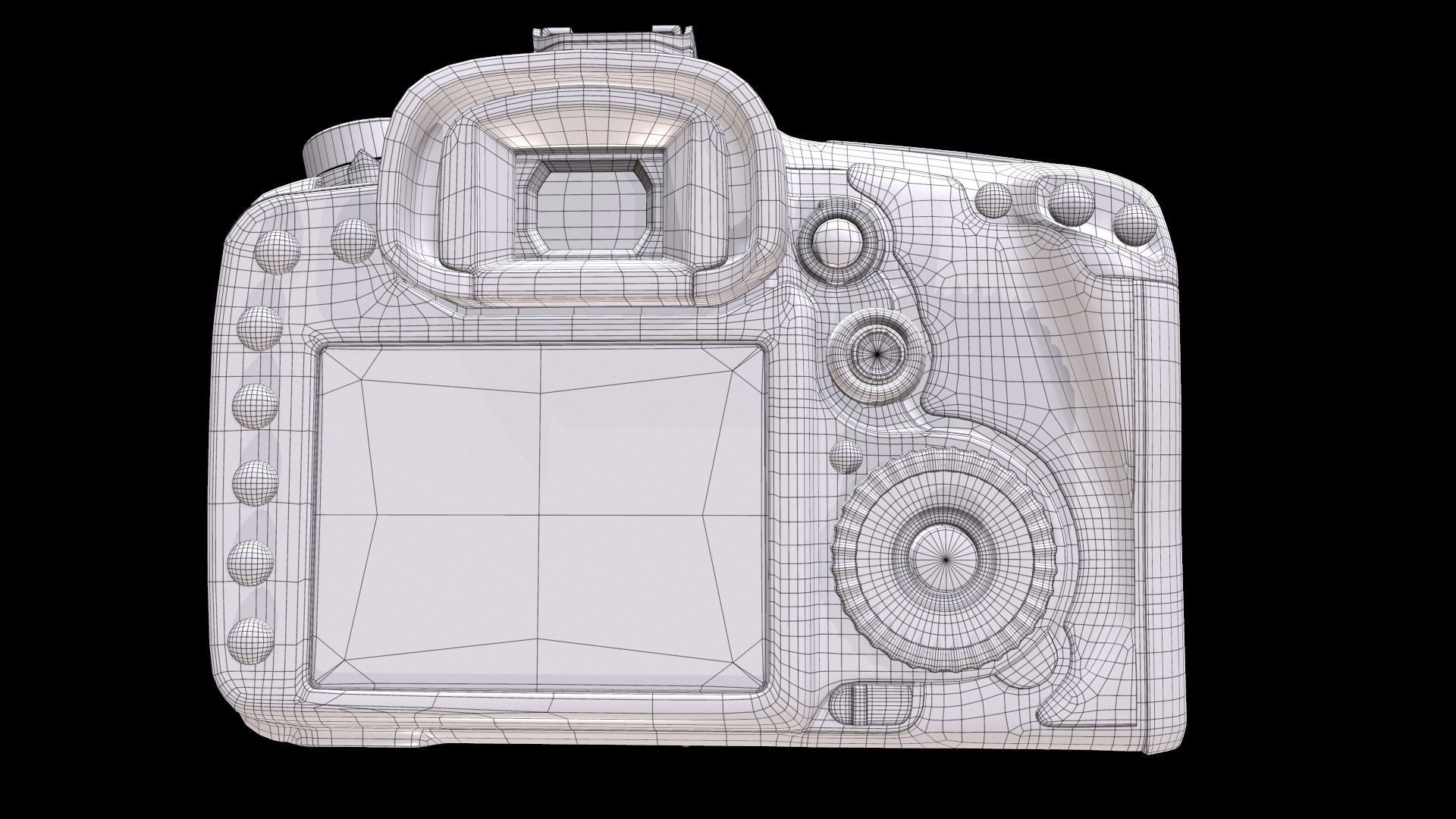 EOS 7D 18MP Digital SLR Camera 3D model_13