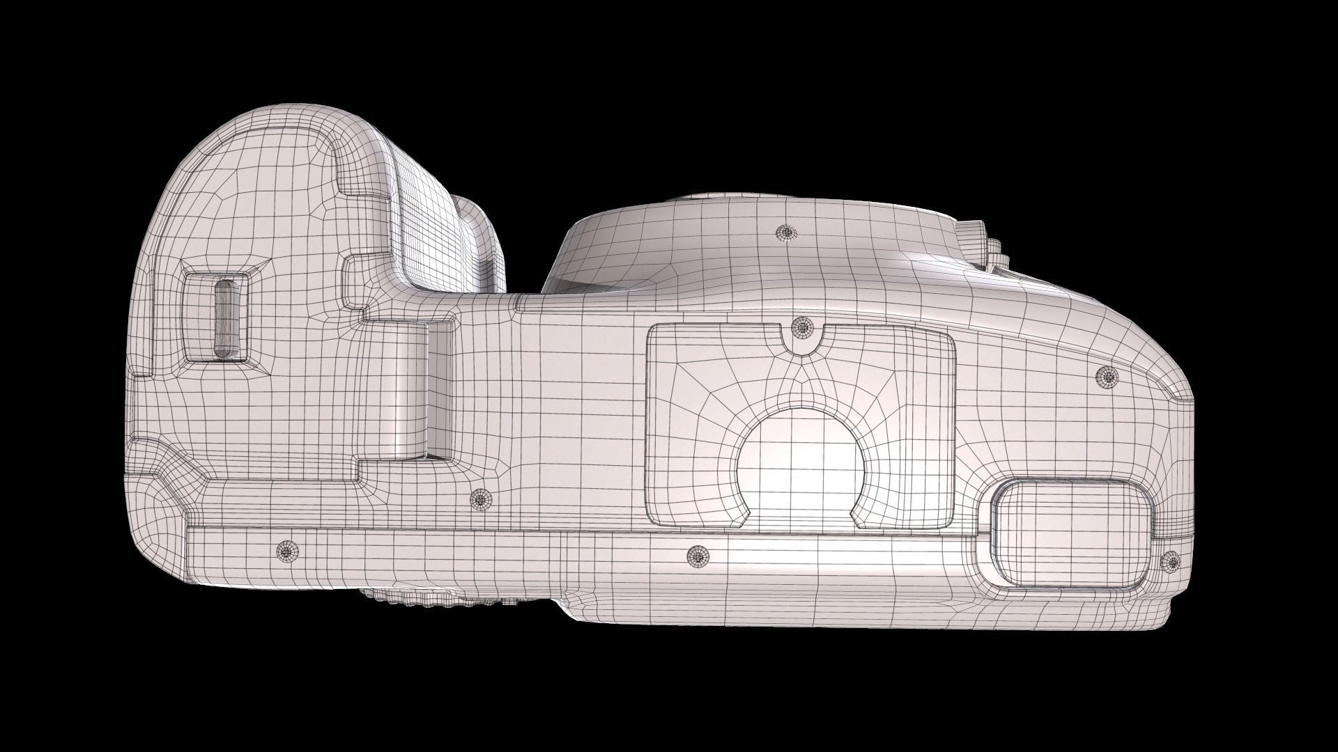EOS 7D 18MP Digital SLR Camera 3D model_17