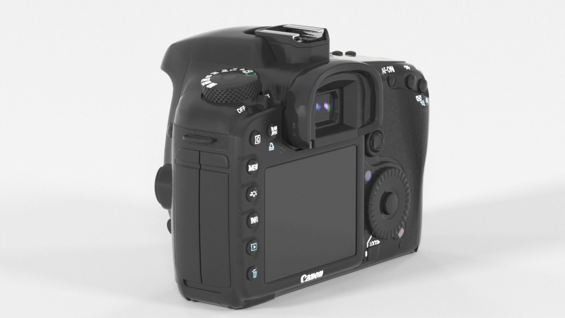 EOS 7D 18MP Digital SLR Camera 3D model_4