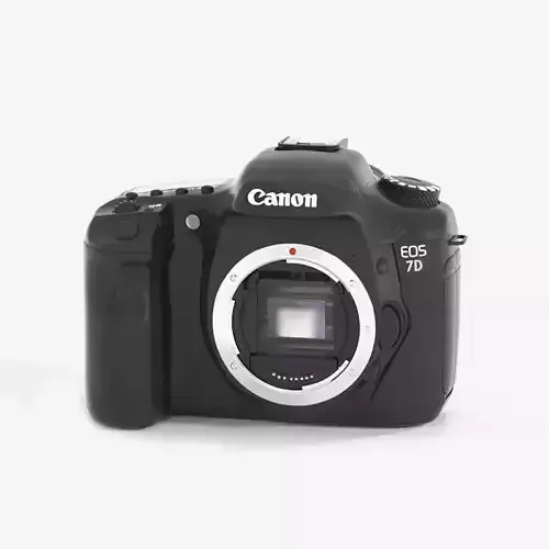 EOS 7D 18MP Digital SLR Camera 3D model