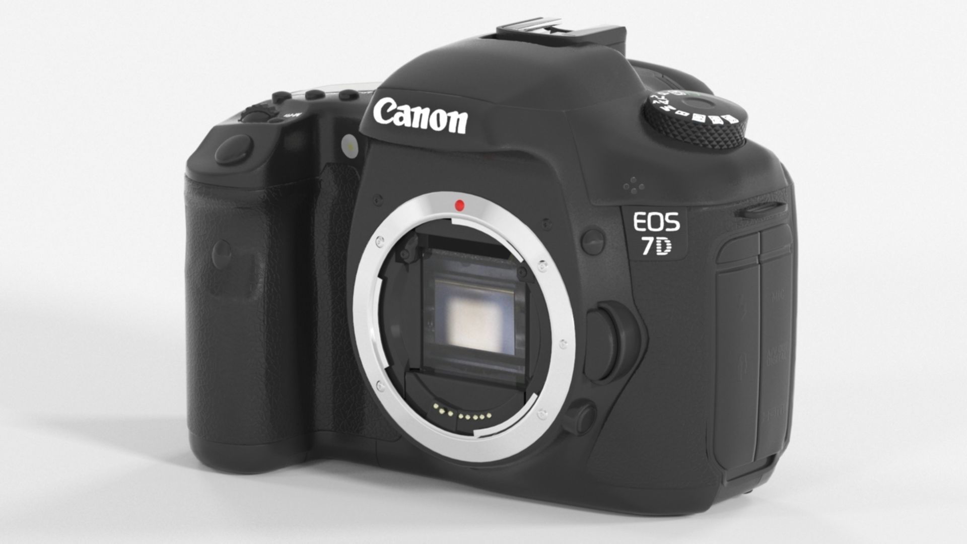 EOS 7D 18MP Digital SLR Camera 3D model_1