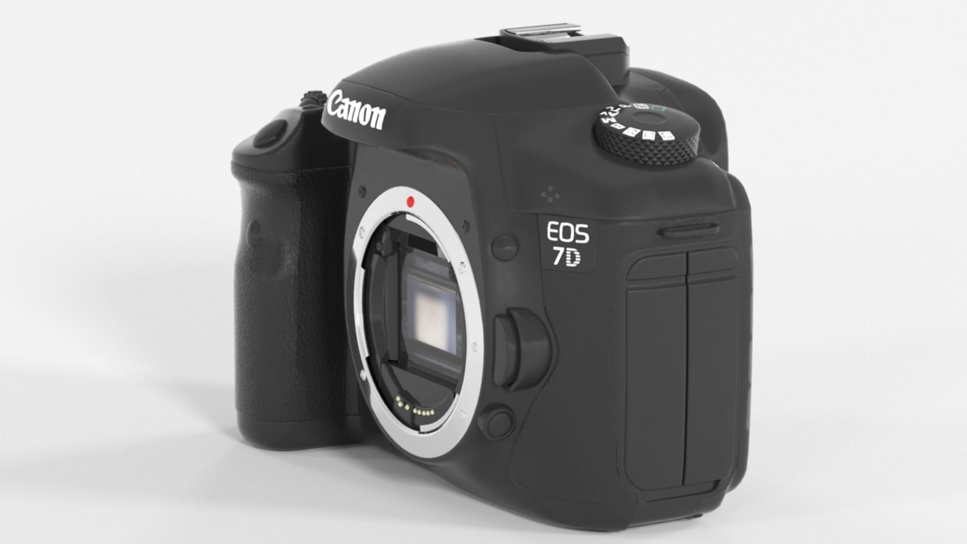 EOS 7D 18MP Digital SLR Camera 3D model_2