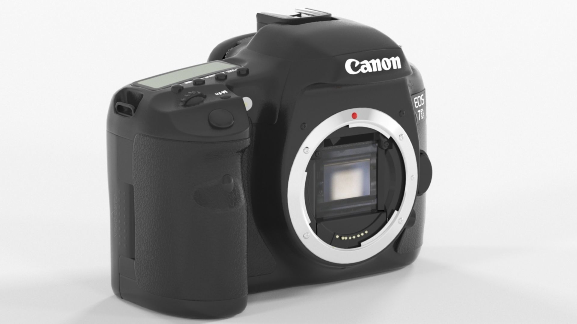 EOS 7D 18MP Digital SLR Camera 3D model_9