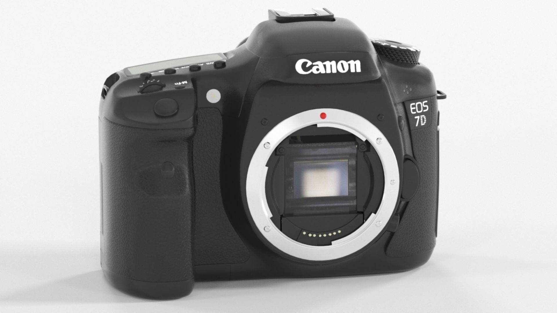 EOS 7D 18MP Digital SLR Camera 3D model_10