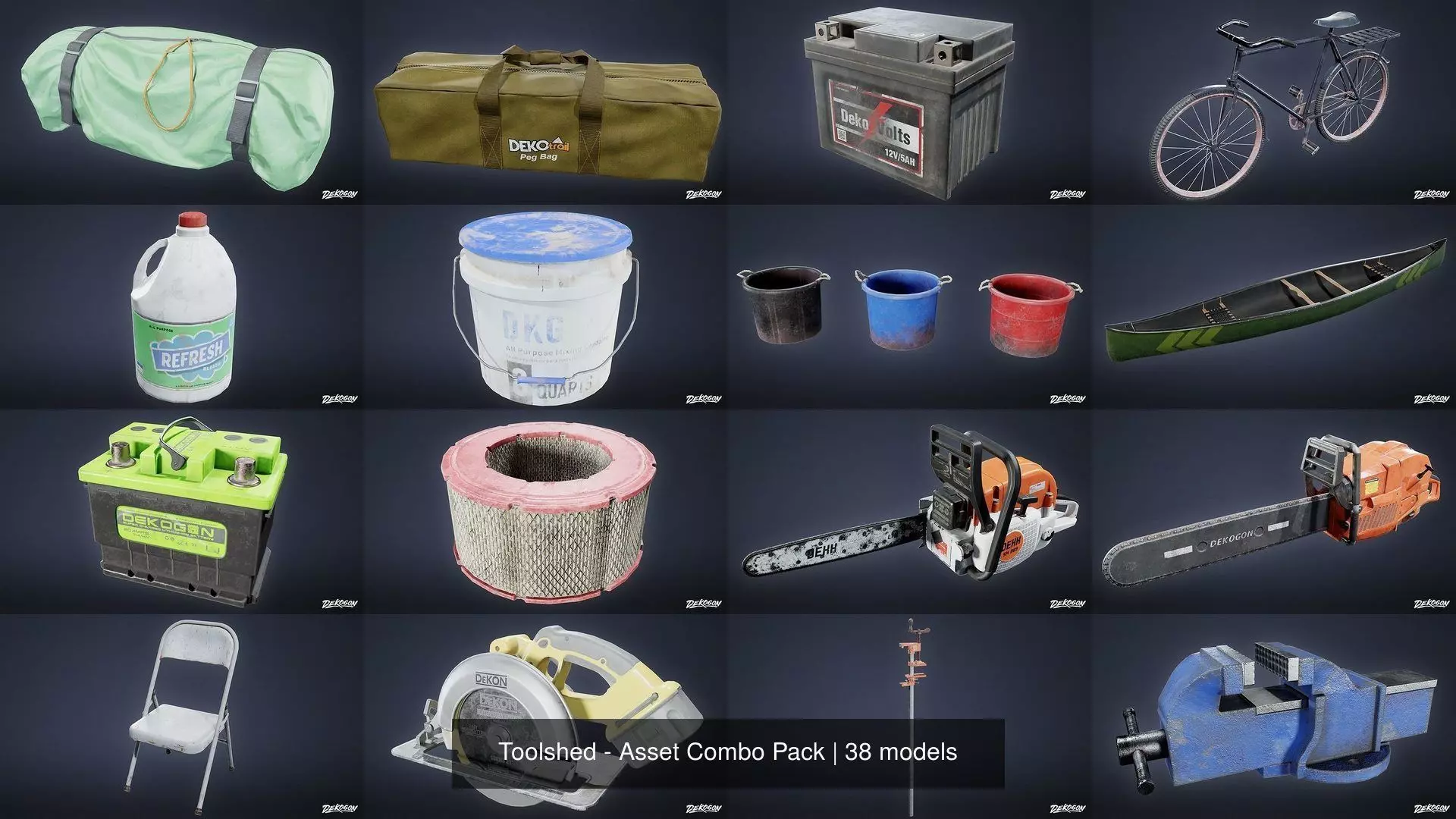 Toolshed - Asset Combo Pack 3D Model Collection_0