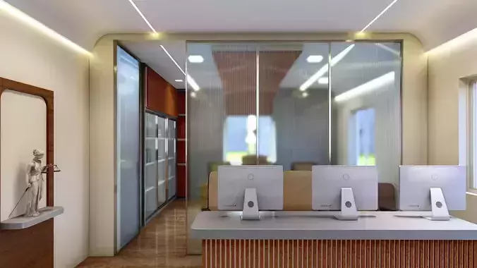 Advocate office 3d sketchup model 
