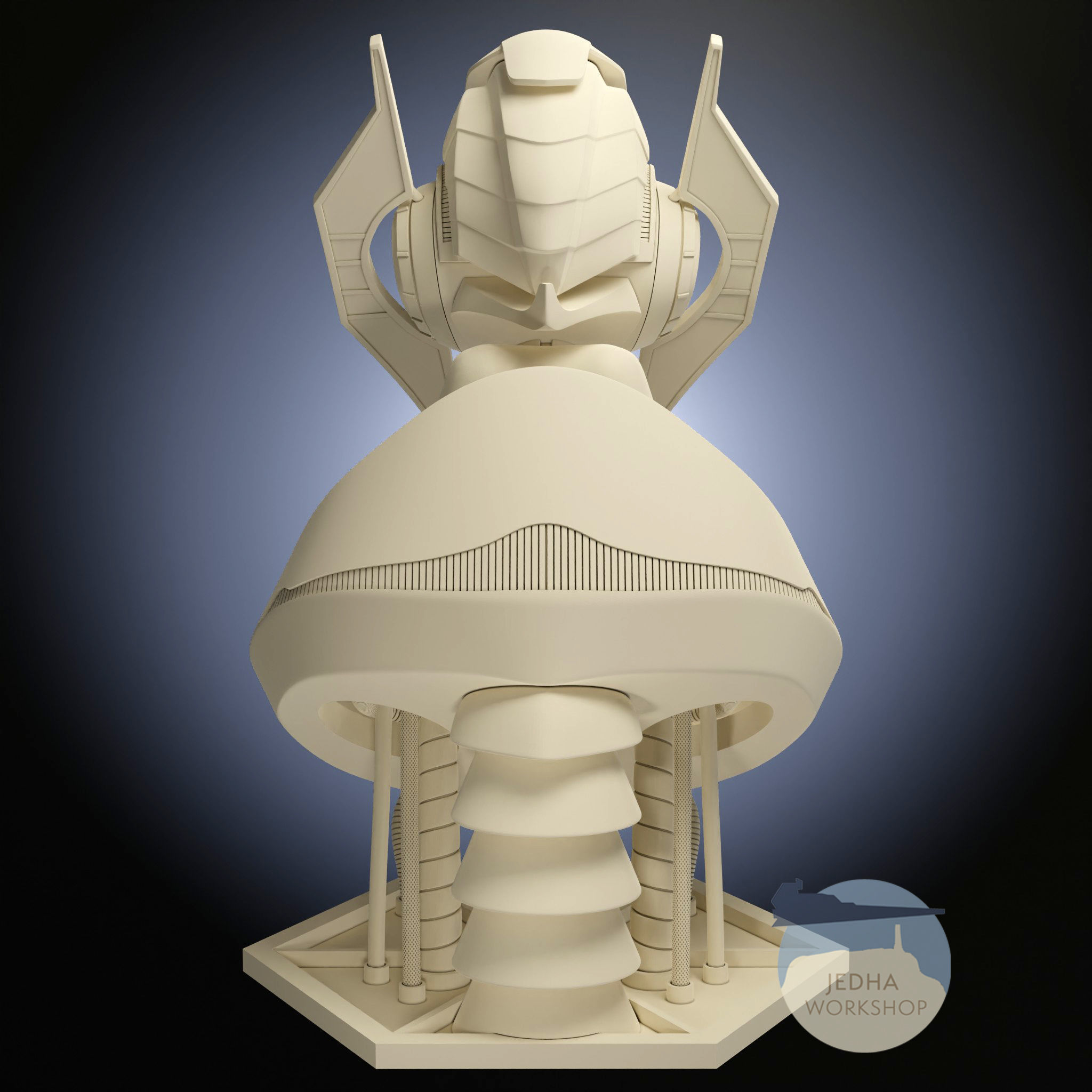 General Grievous Bust STL 3D Print Files  3D print model_3