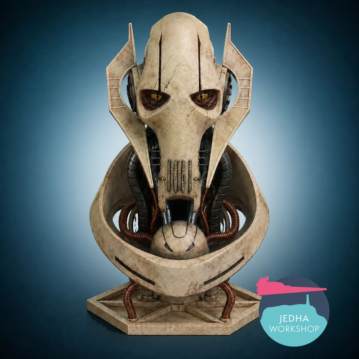 General Grievous Trophy Head Bust Return of the Sith 3D print model