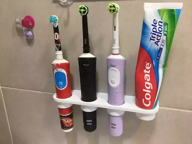 Eletric toothbrush support