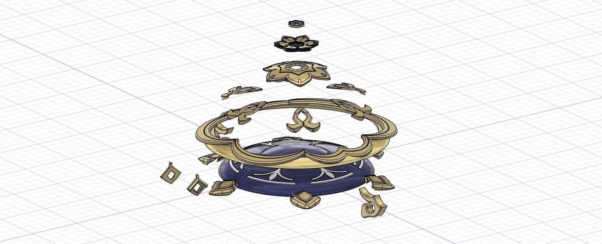 Genshin Impact Wanderer Hat 3D print model_11