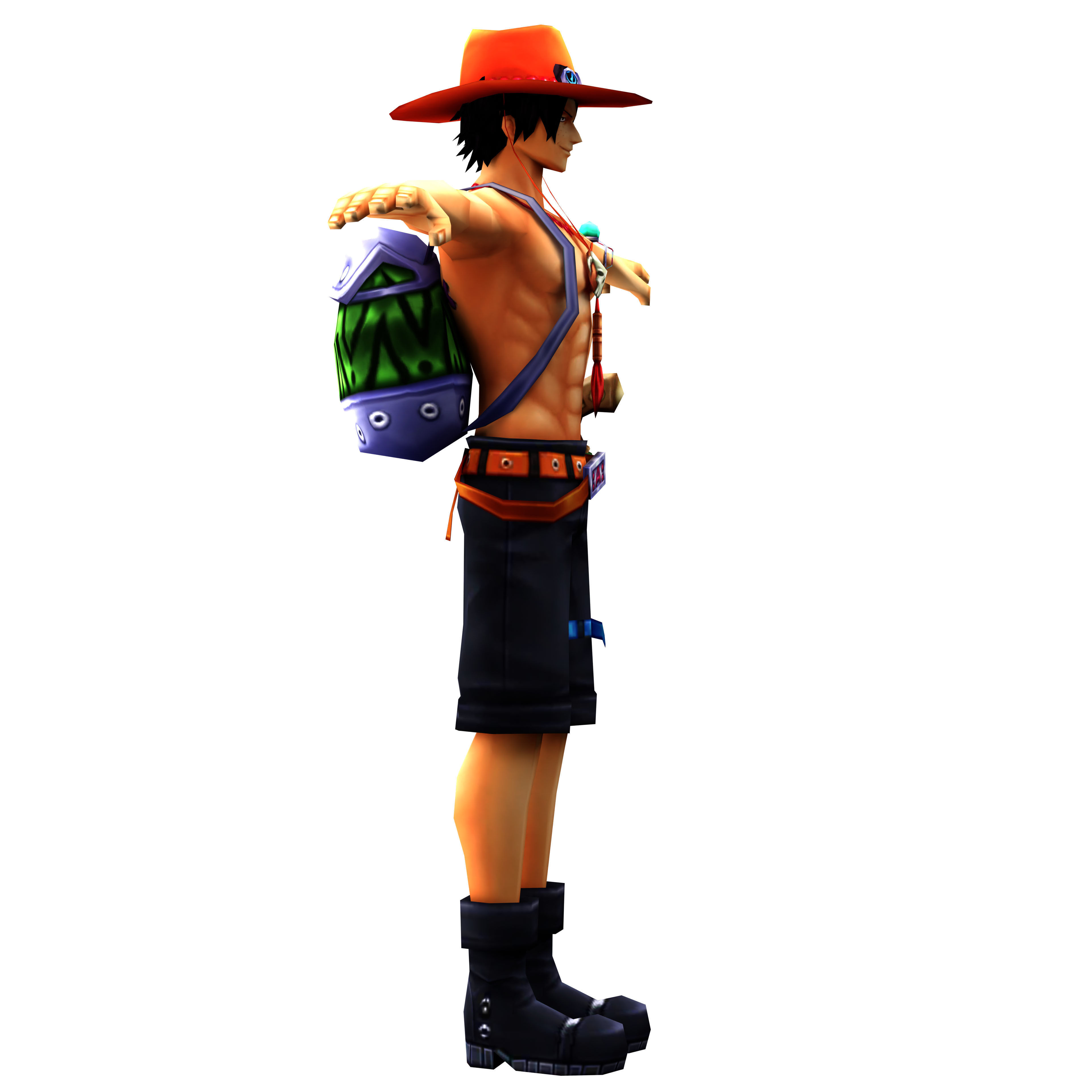 Ace One Piece  3D model_4
