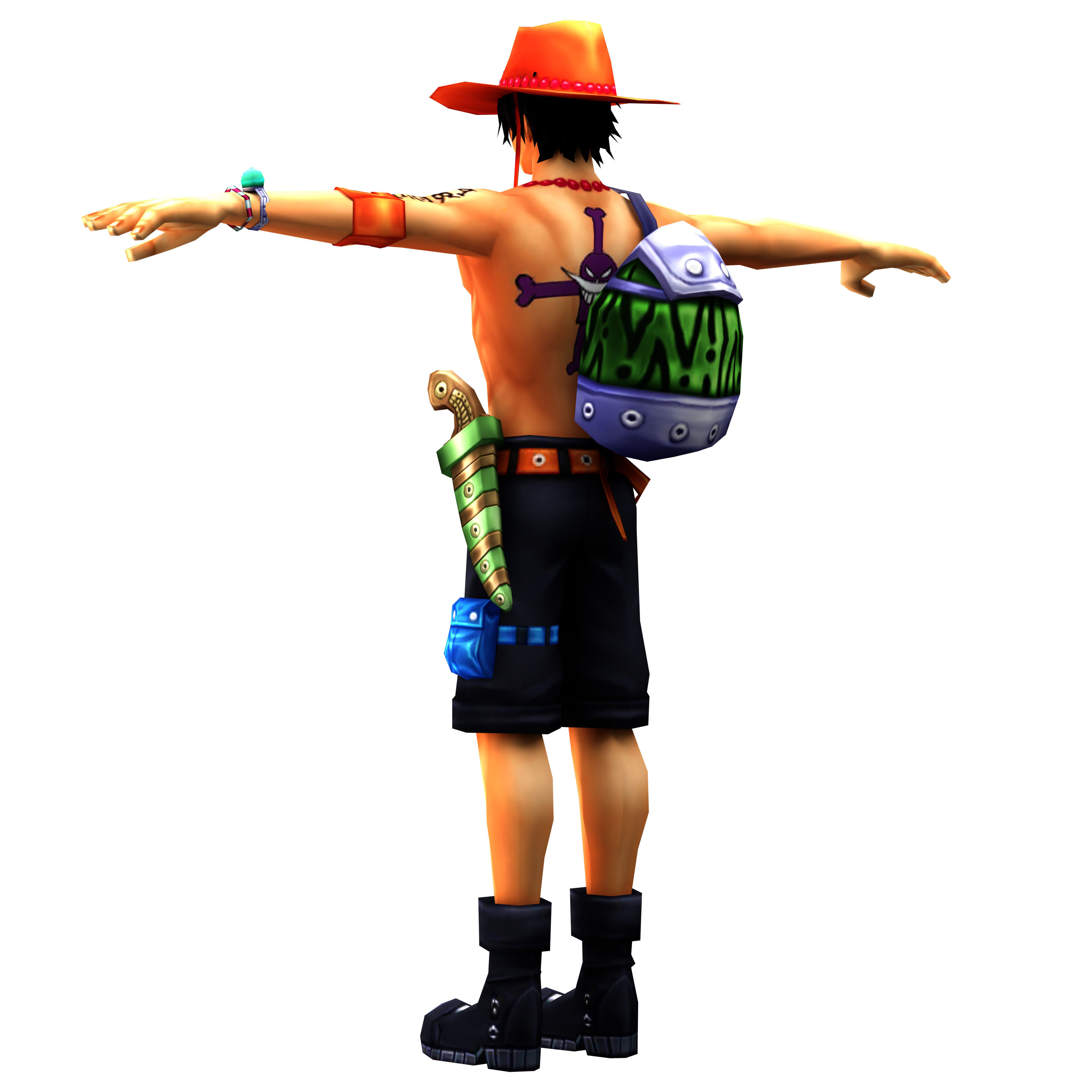 Ace One Piece  3D model_11