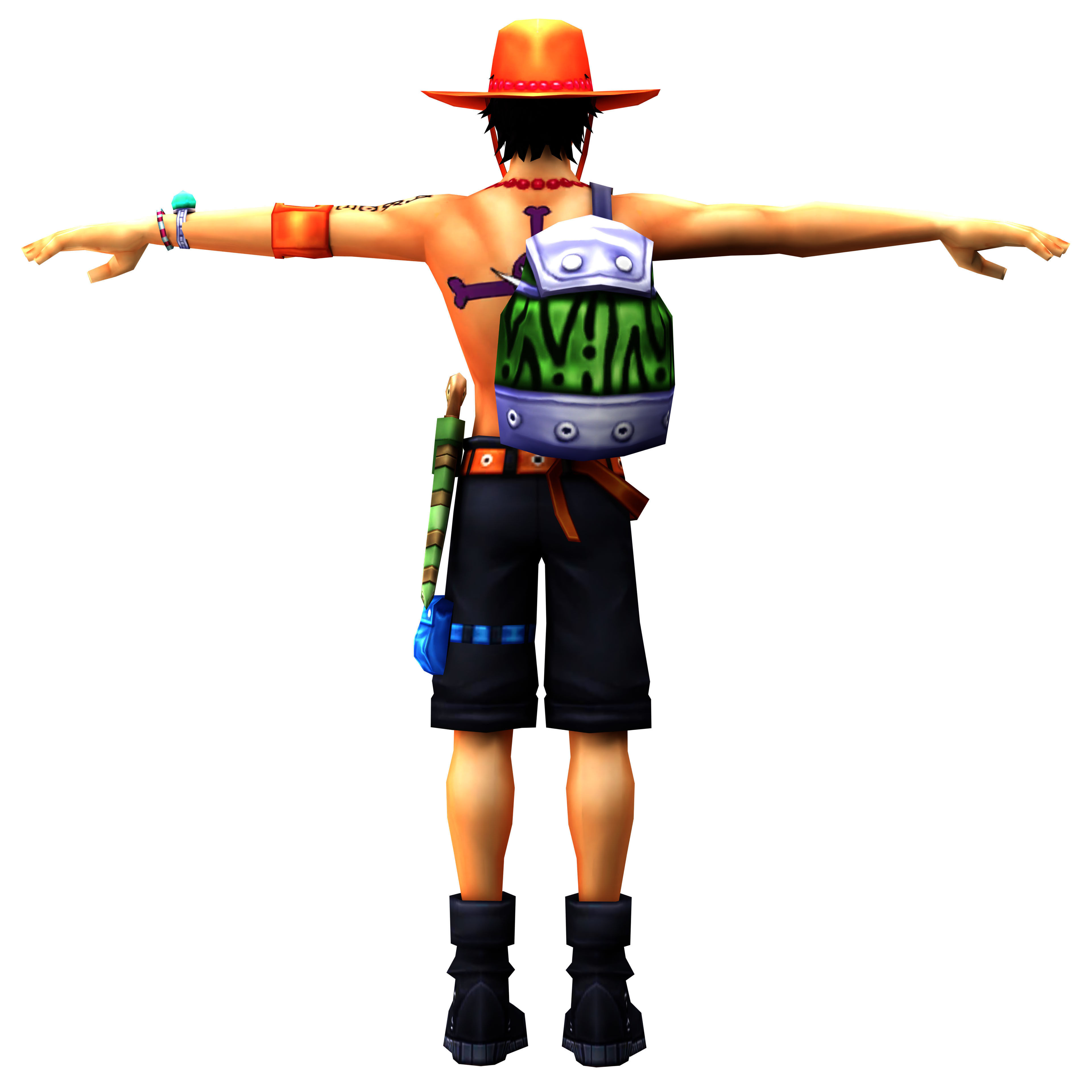 Ace One Piece  3D model_9