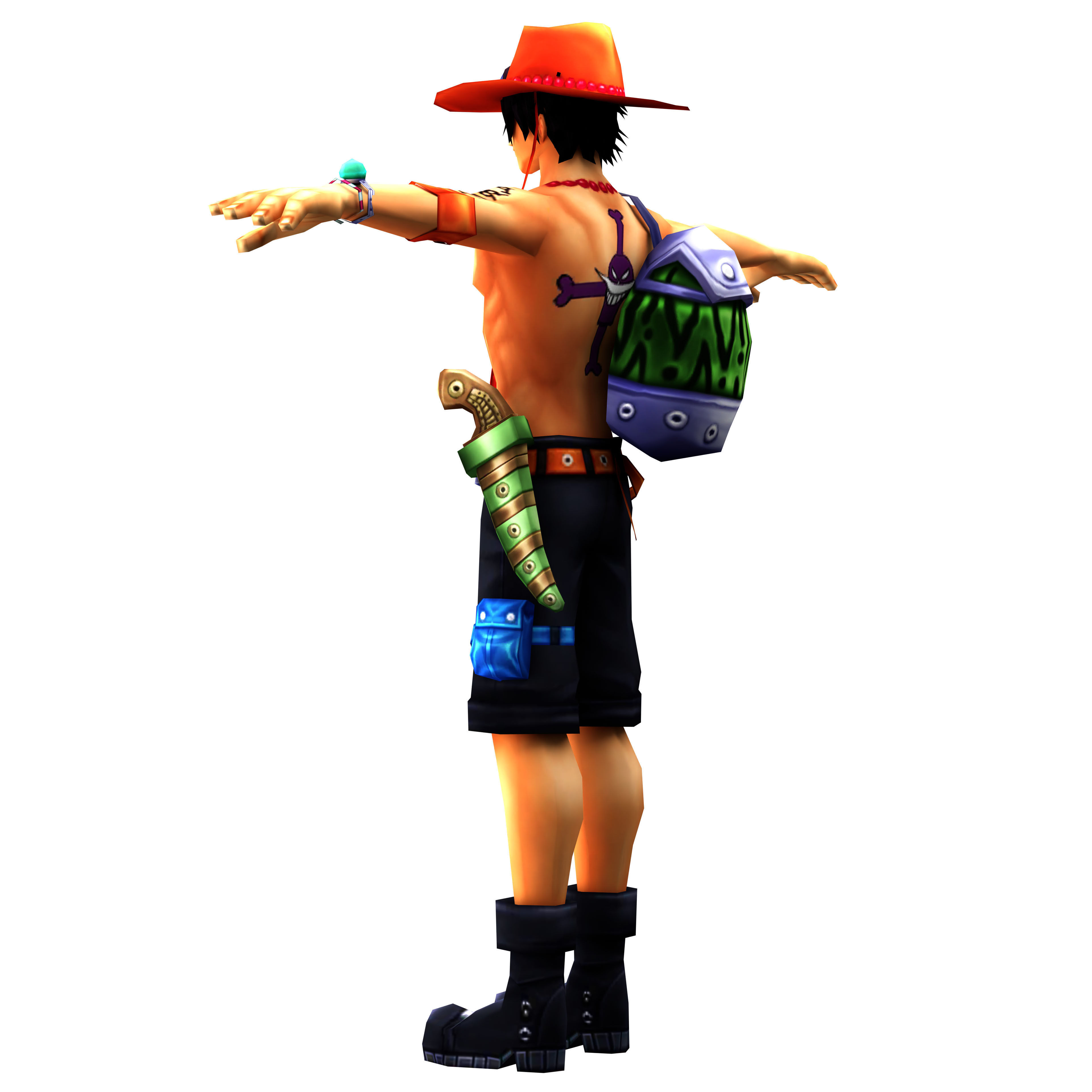 Ace One Piece  3D model_12