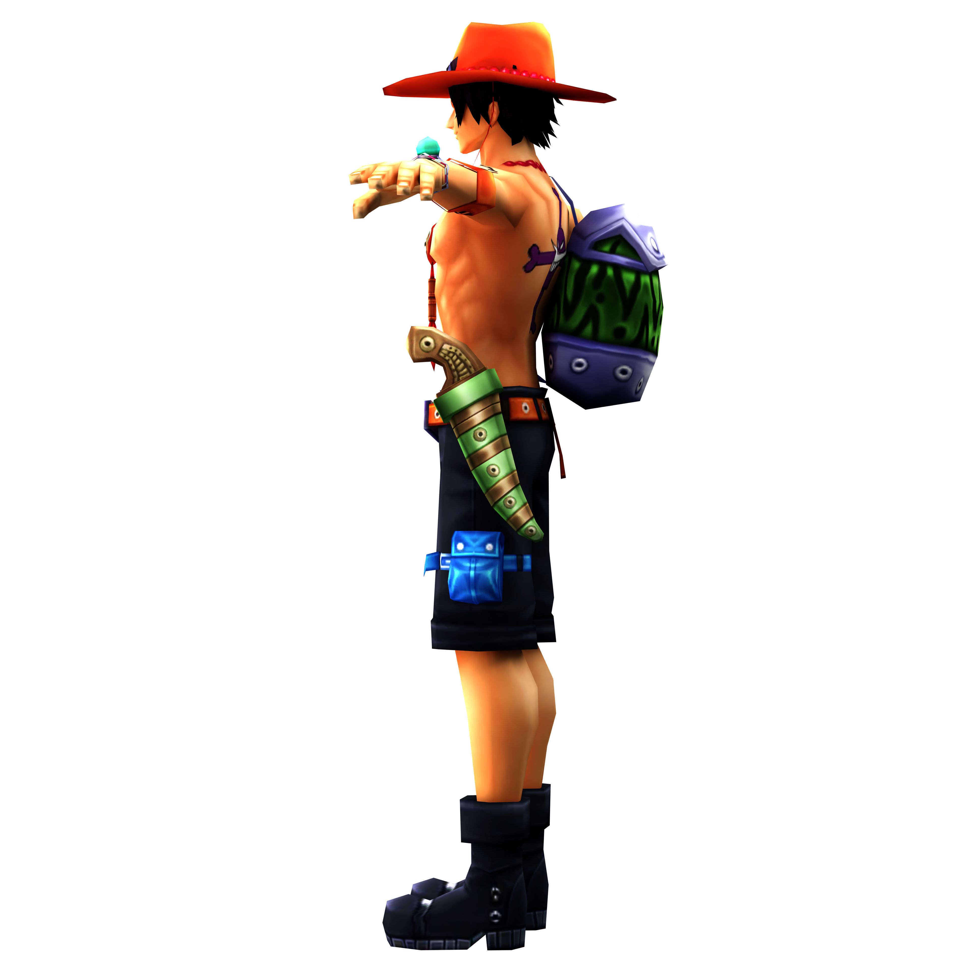 Ace One Piece  3D model_13