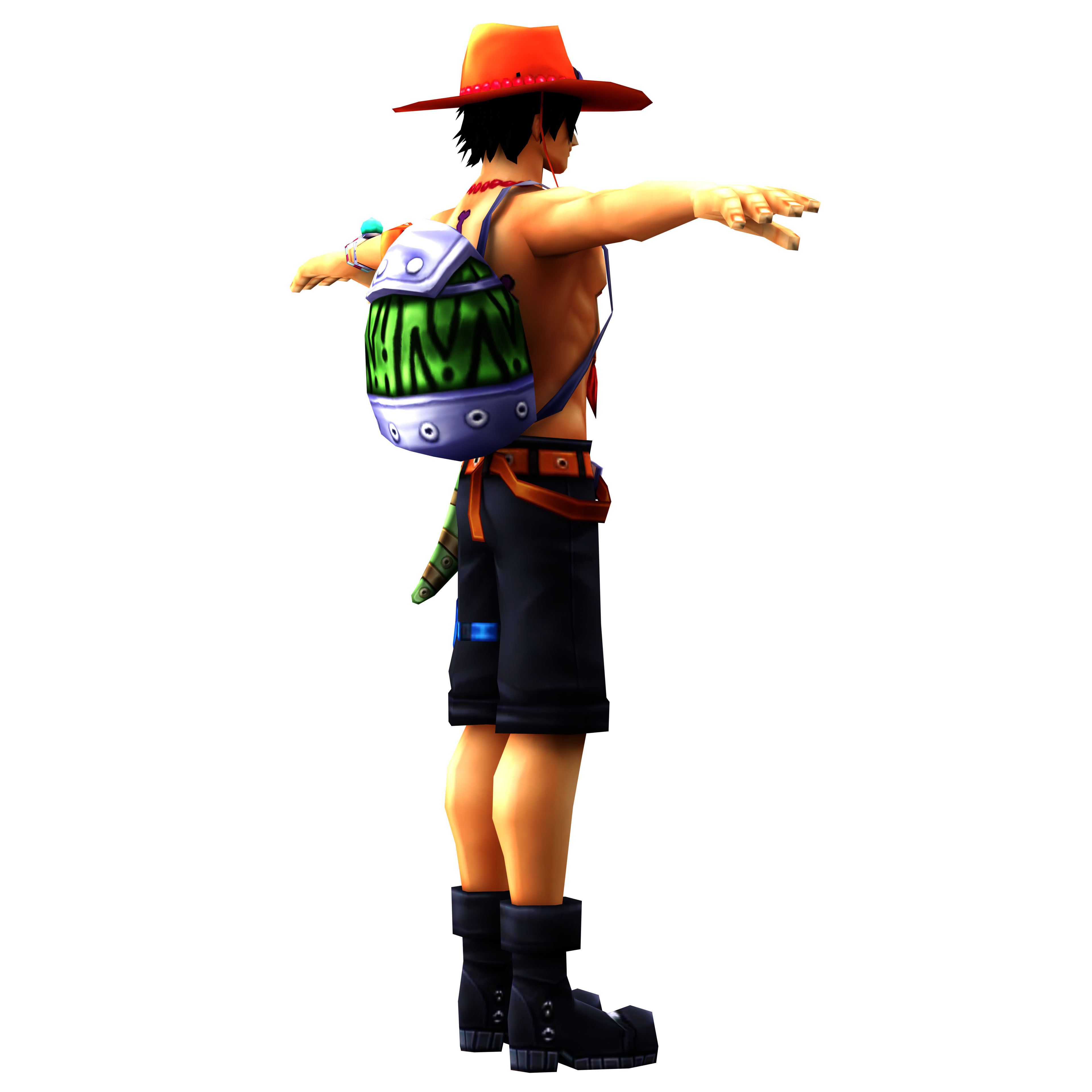 Ace One Piece  3D model_6