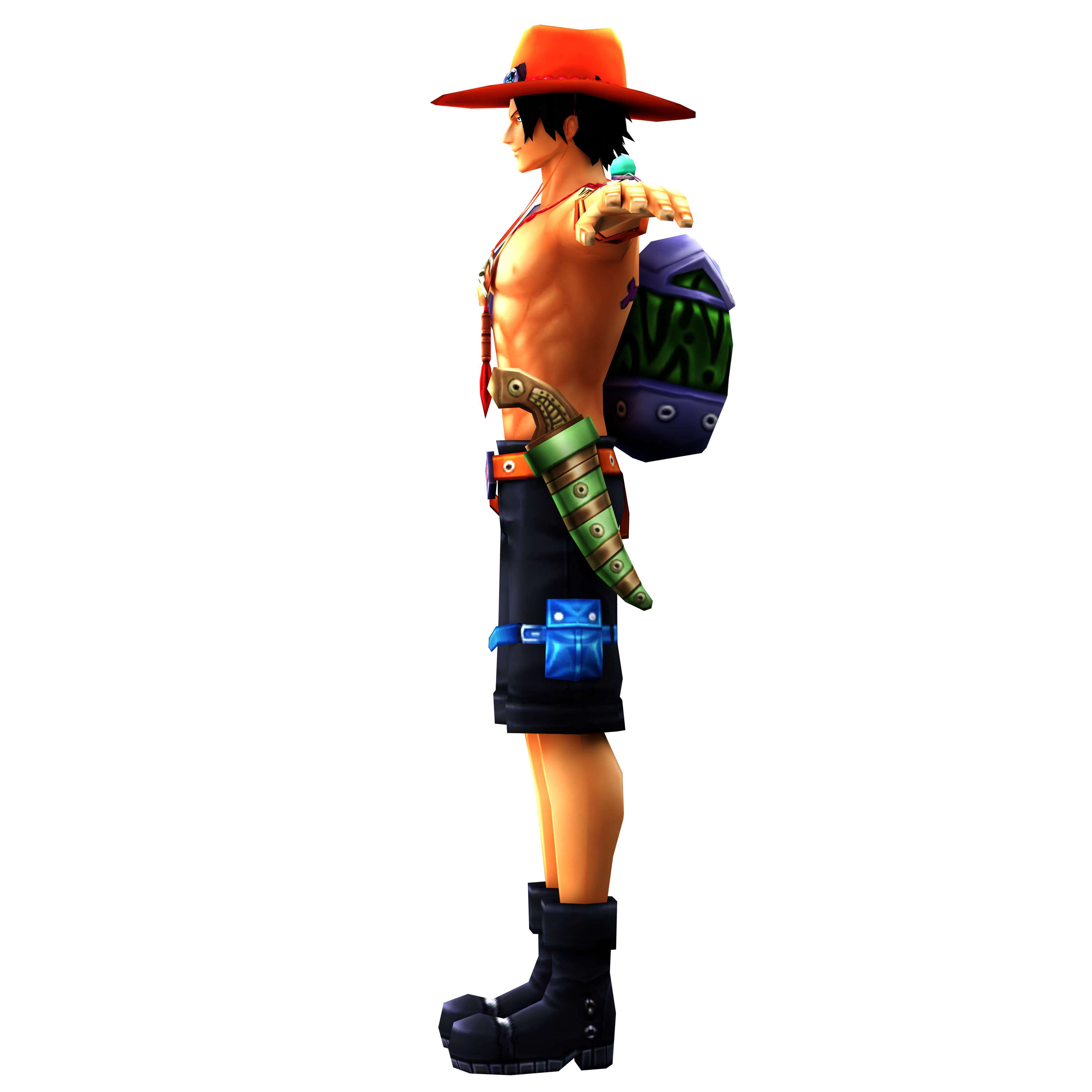 Ace One Piece  3D model_14