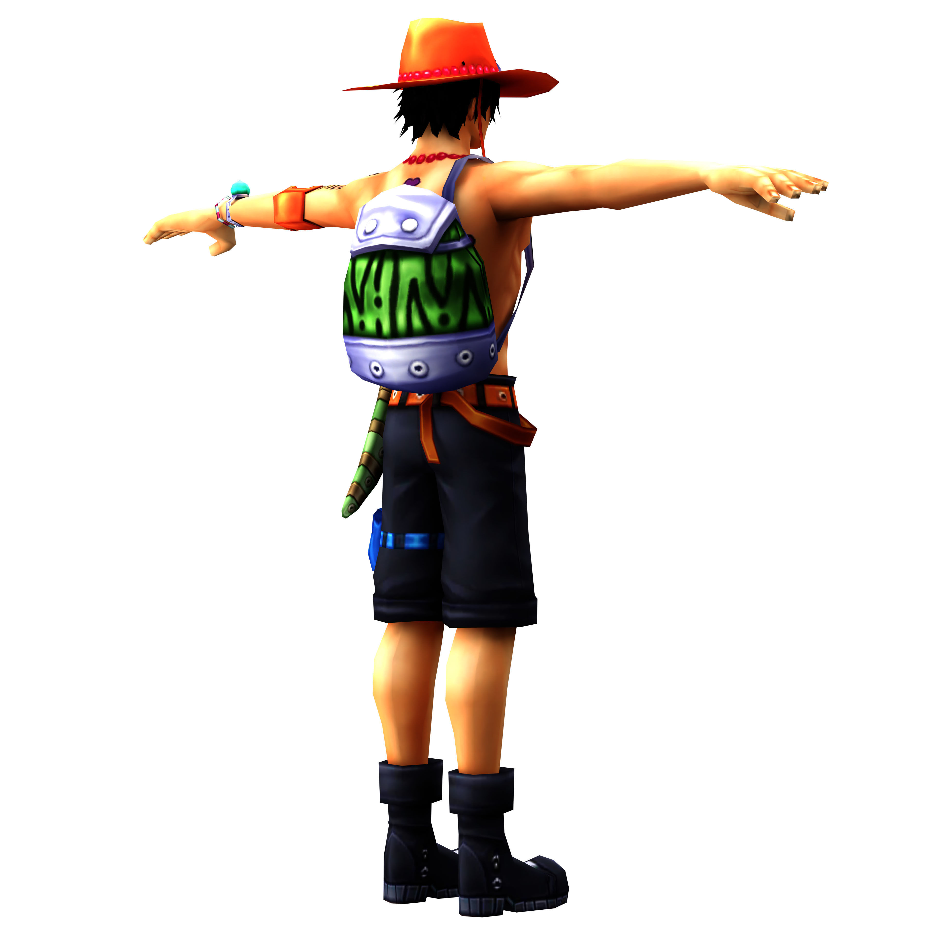 Ace One Piece  3D model_7