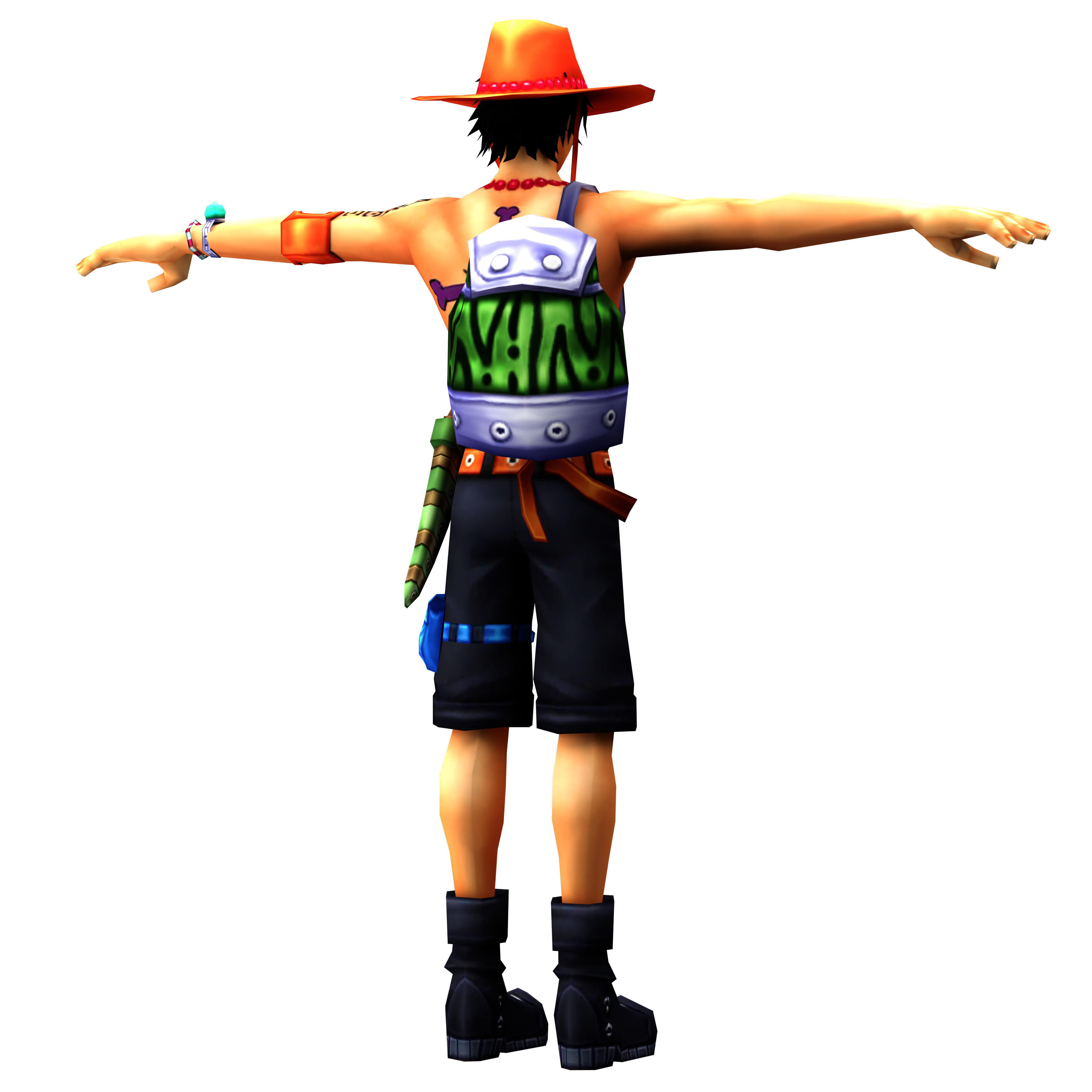 Ace One Piece  3D model_8
