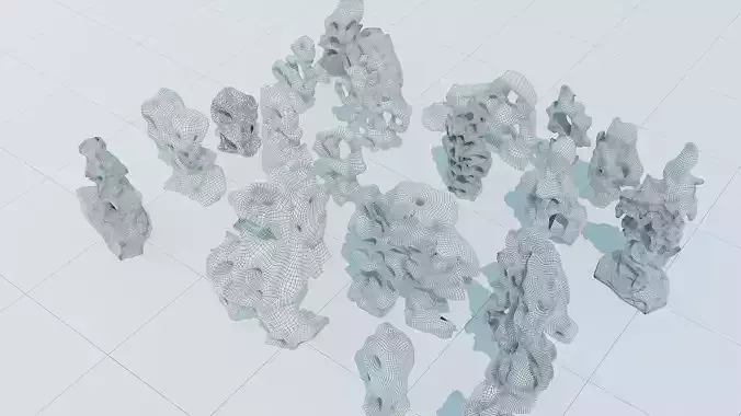 Parts Cluster-stone-Rockery stone