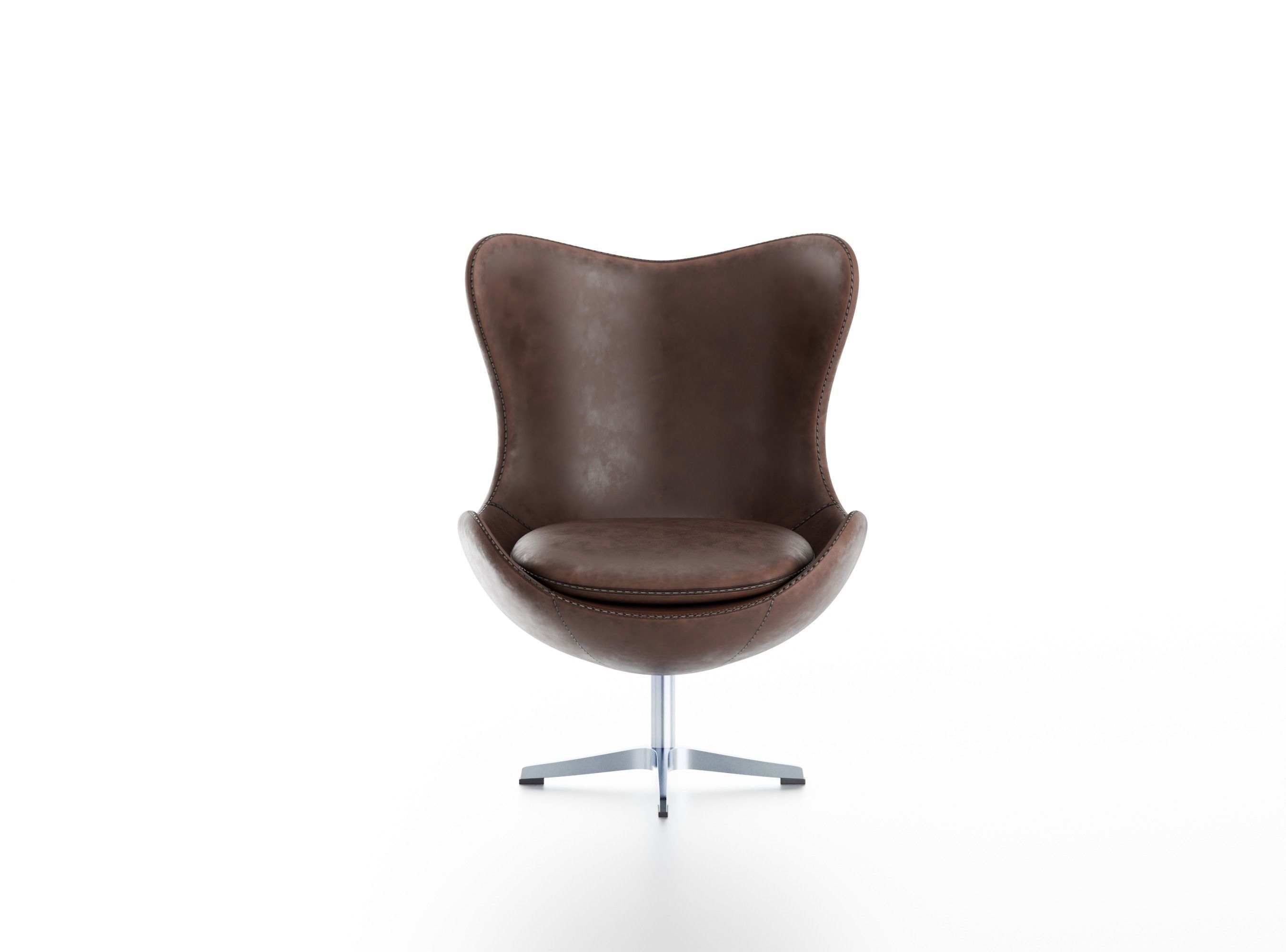 Egg chair by Arne Jacobsen 3D model_4