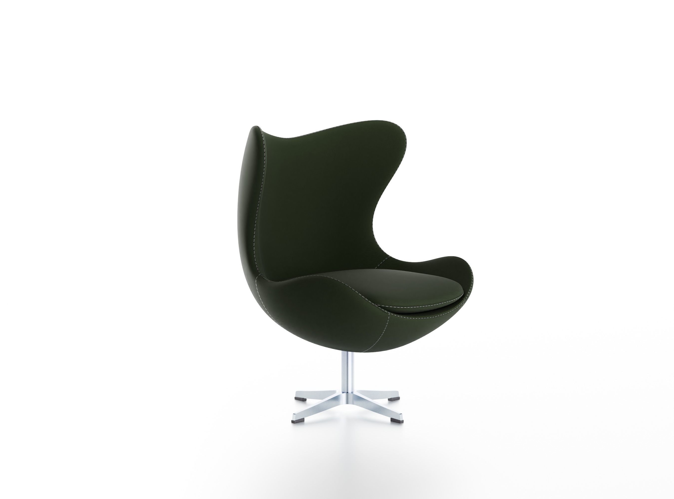 Egg chair by Arne Jacobsen 3D model_10